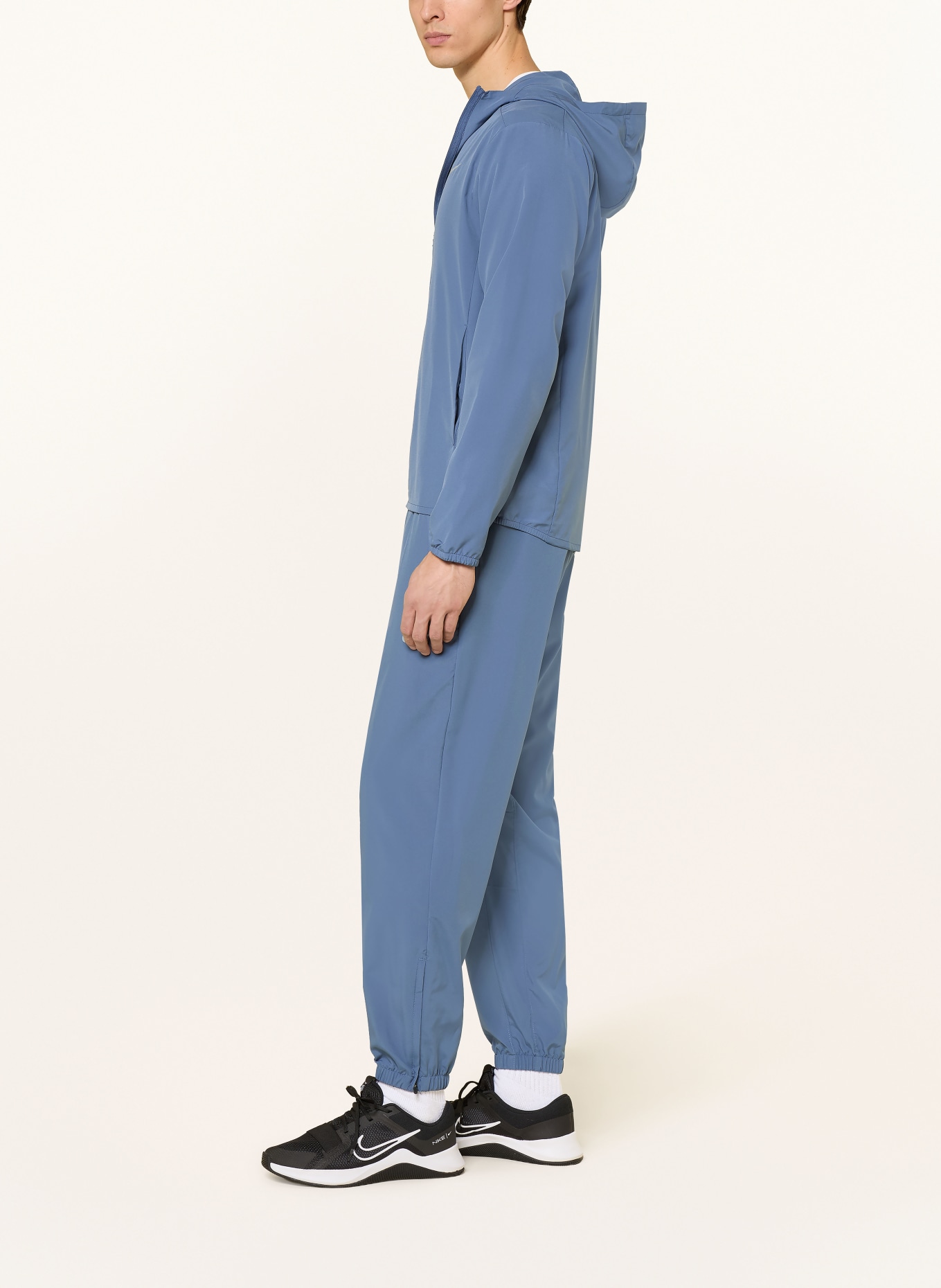 Nike Trainingsbroek DRI-FIT FORM: BLAUW / GRIJS