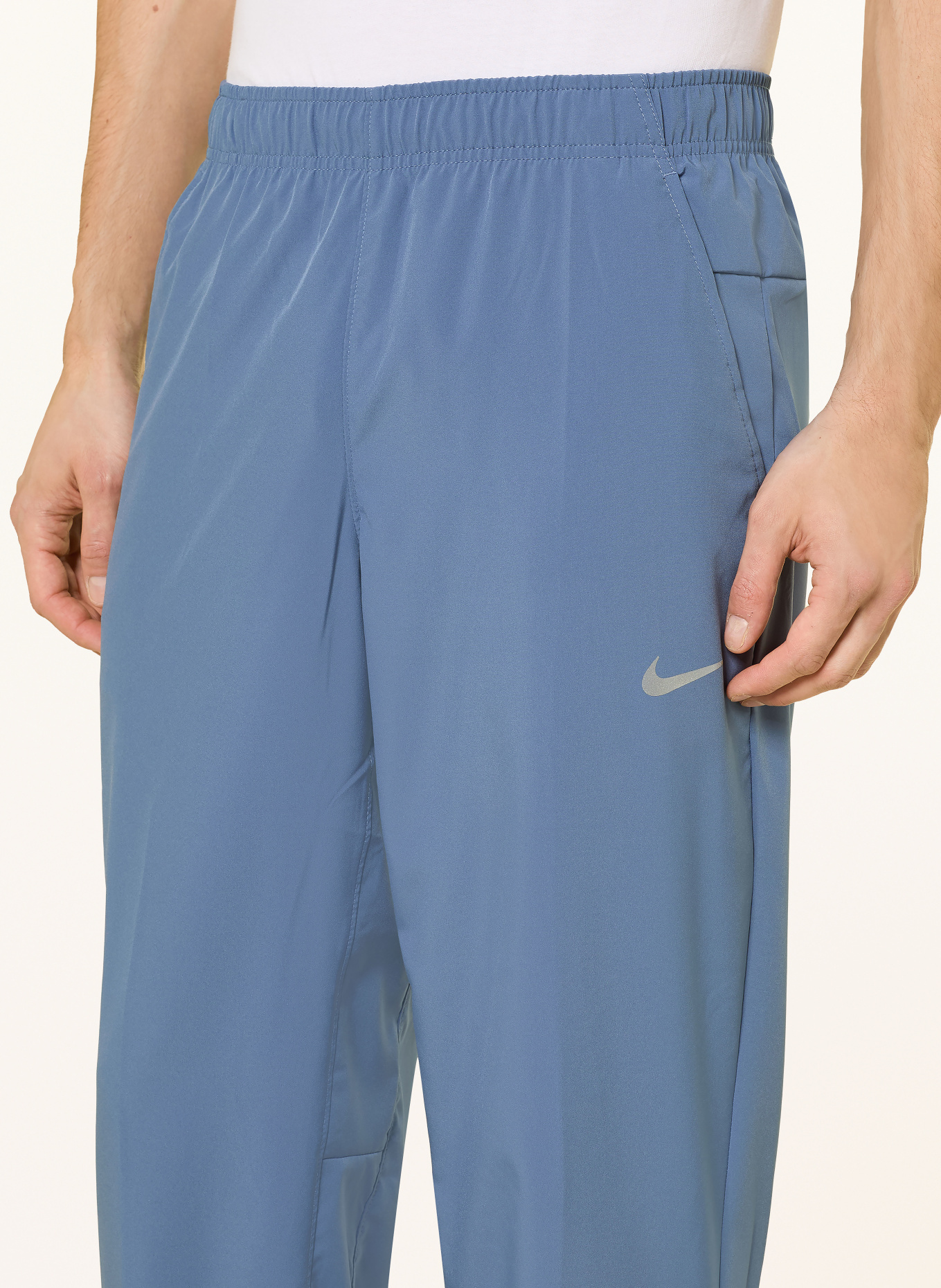 Nike Trainingsbroek DRI-FIT FORM: BLAUW / GRIJS