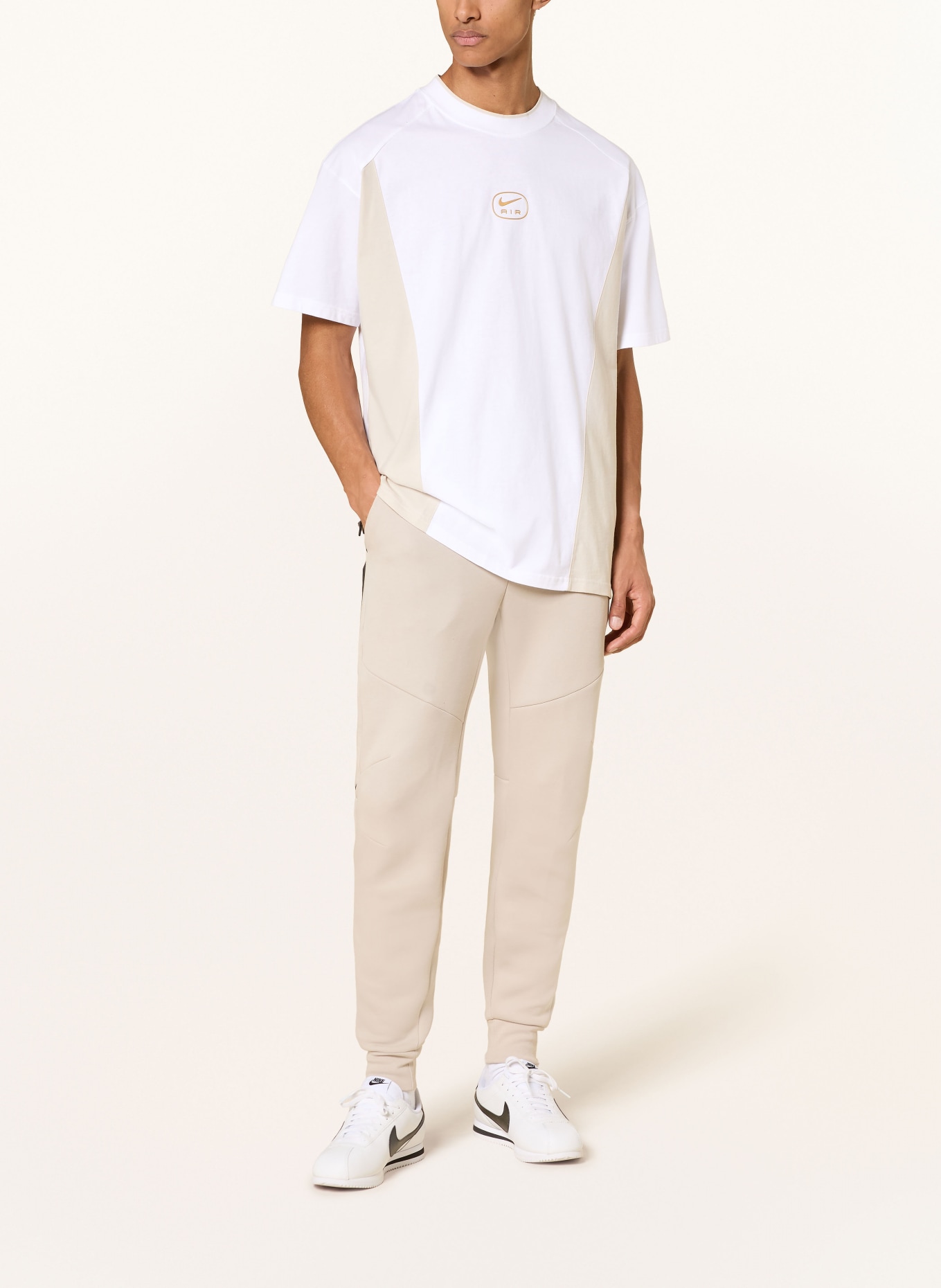 Nike T-Shirt NSW AIR: CREME / BEIGE