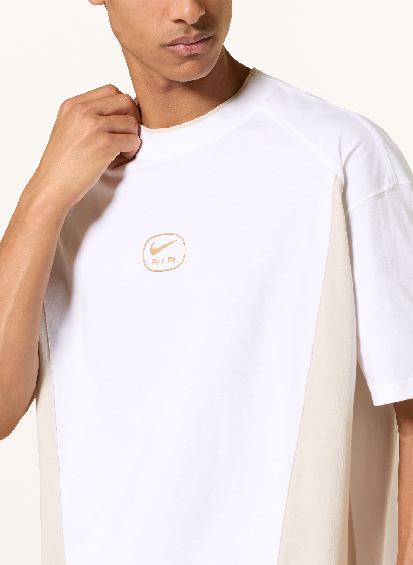 Nike T-Shirt NSW AIR: CREME / BEIGE