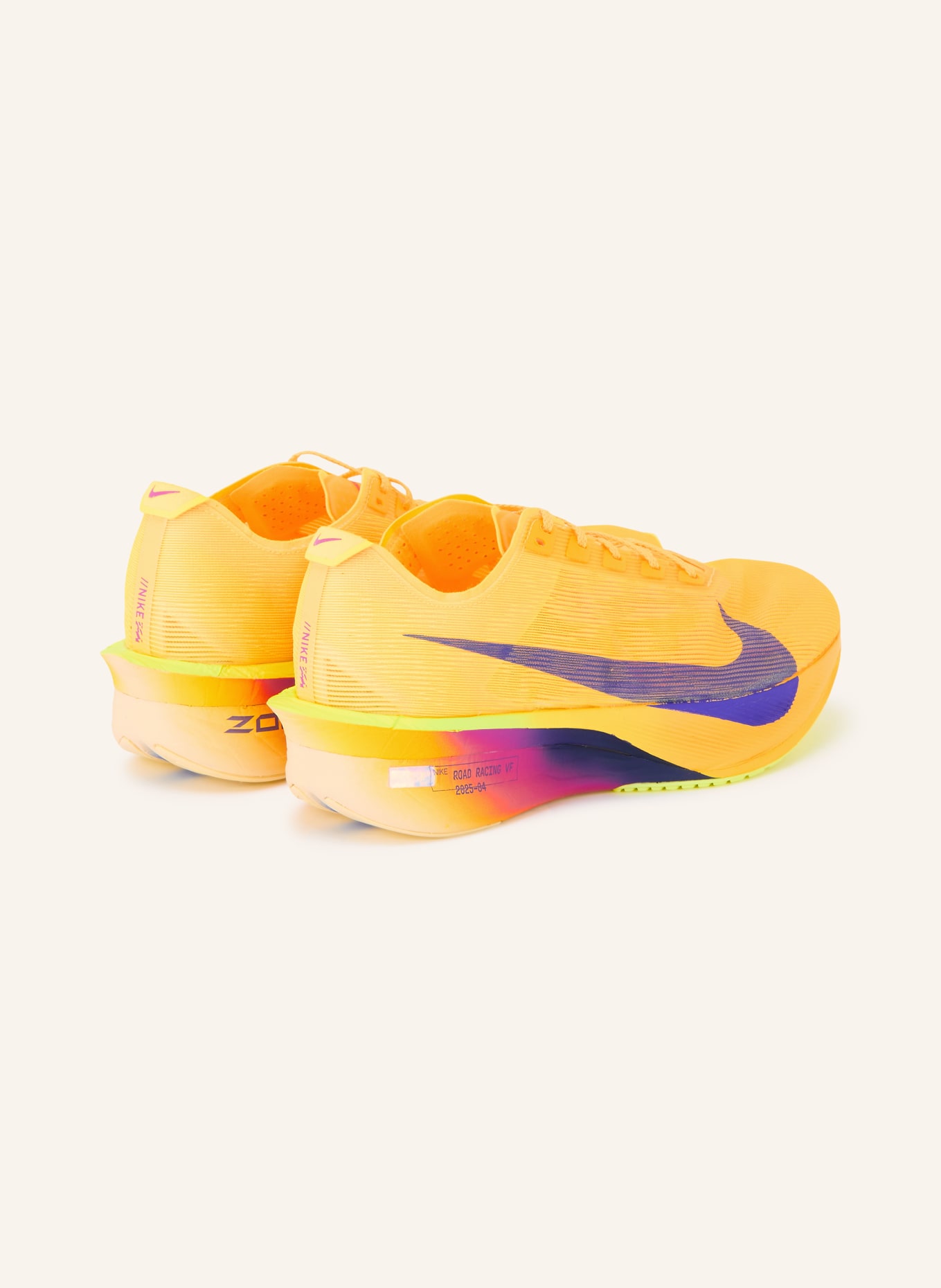 Nike Buty do biegania VAPORFLY 4: CIEMNOŻÓŁTY / JASKRAWY ŻÓŁTY / GRANATOWY