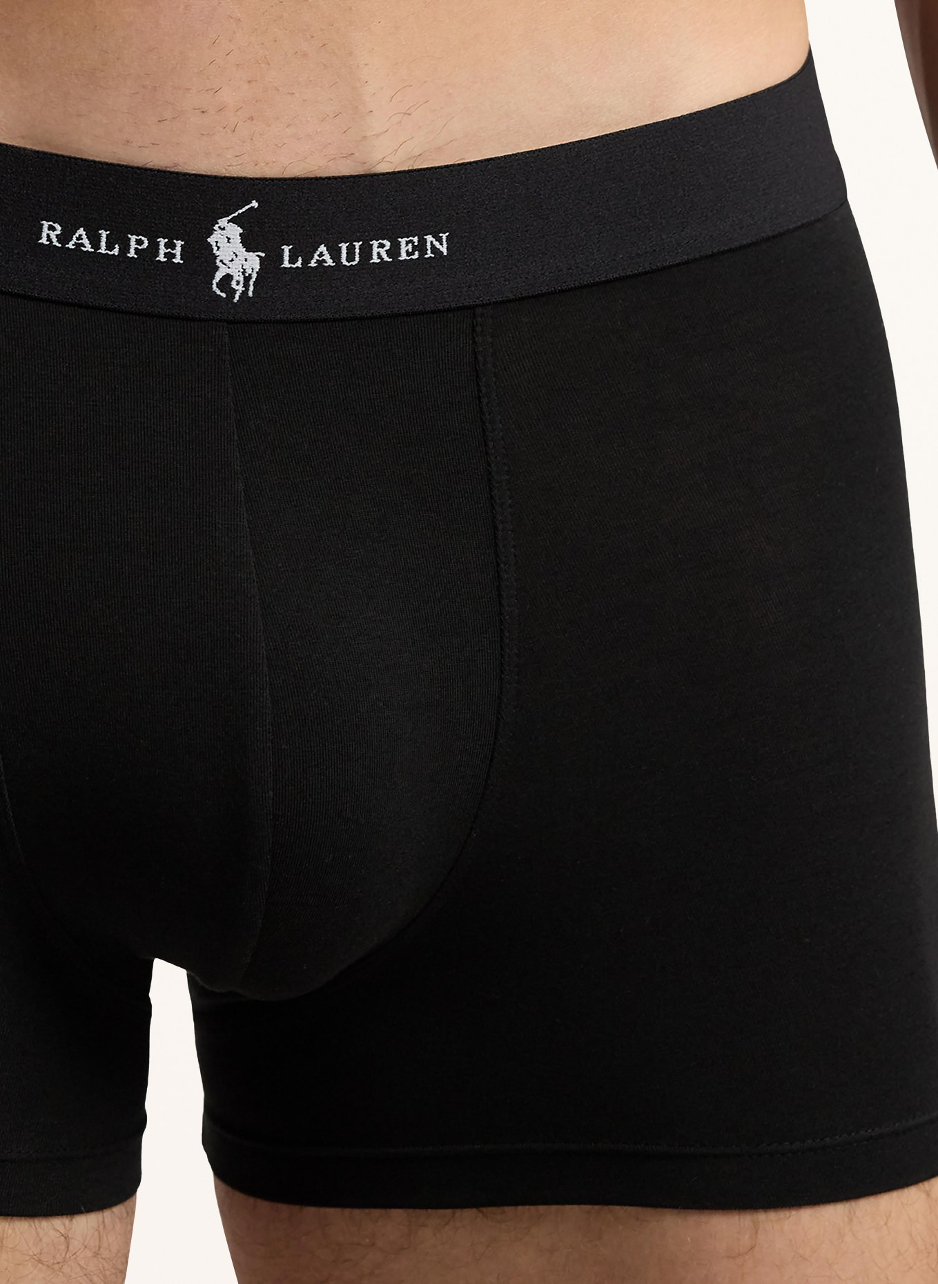 POLO RALPH LAUREN Lot de 3 boxers: NOIR