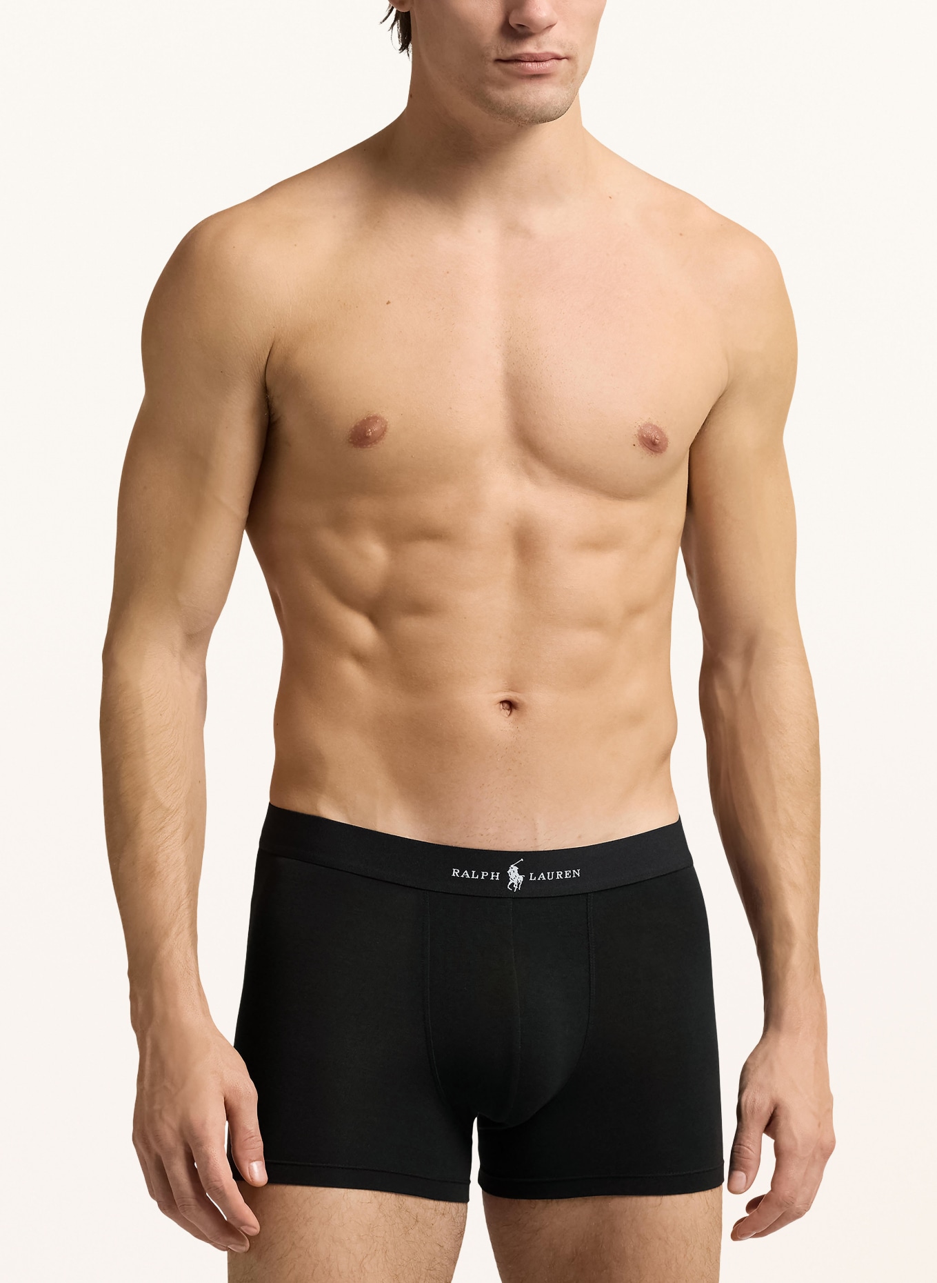POLO RALPH LAUREN Lot de 3 boxers: NOIR