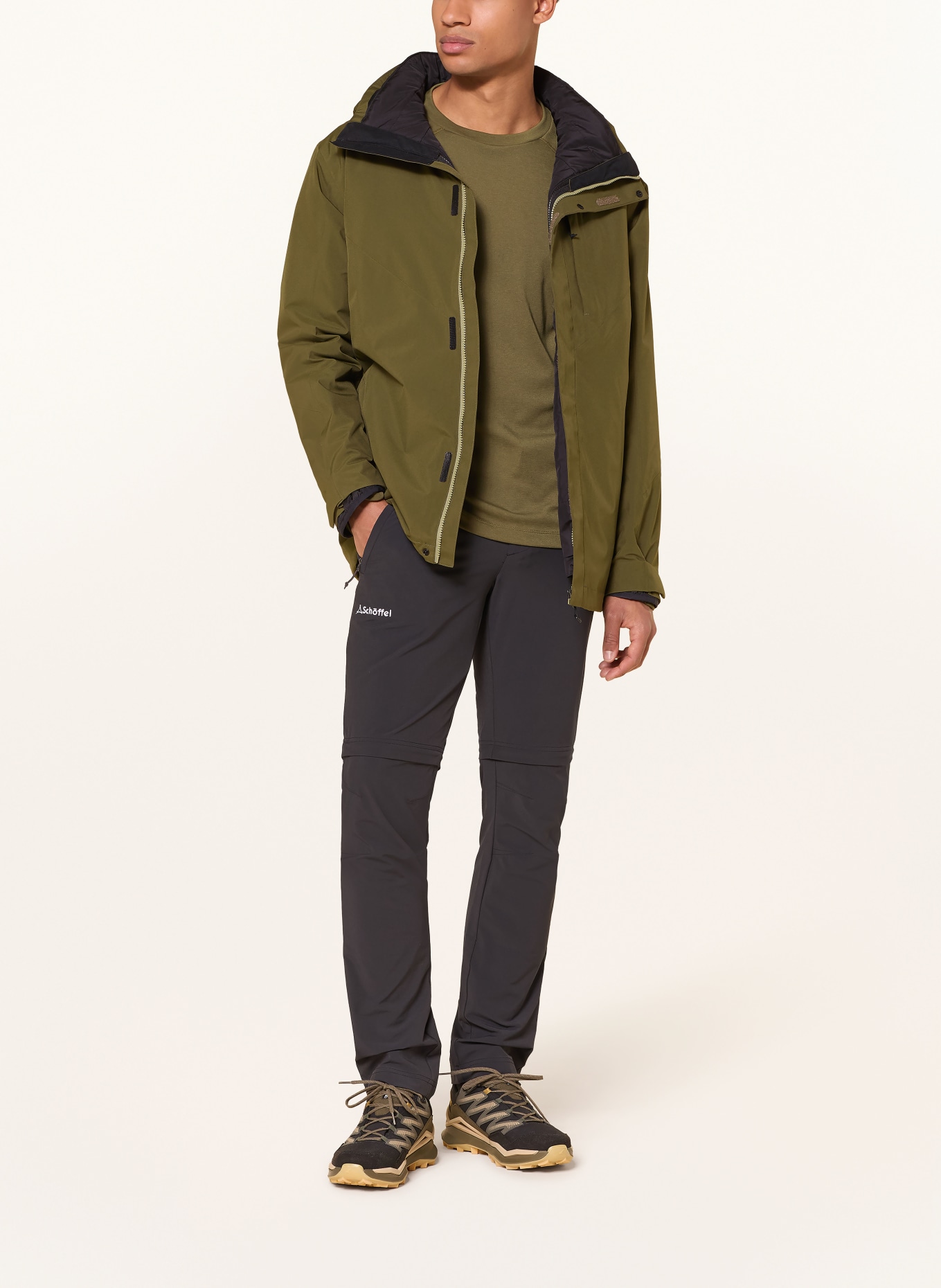 Schöffel 2-in-1 jacket TAMINA: KHAKI