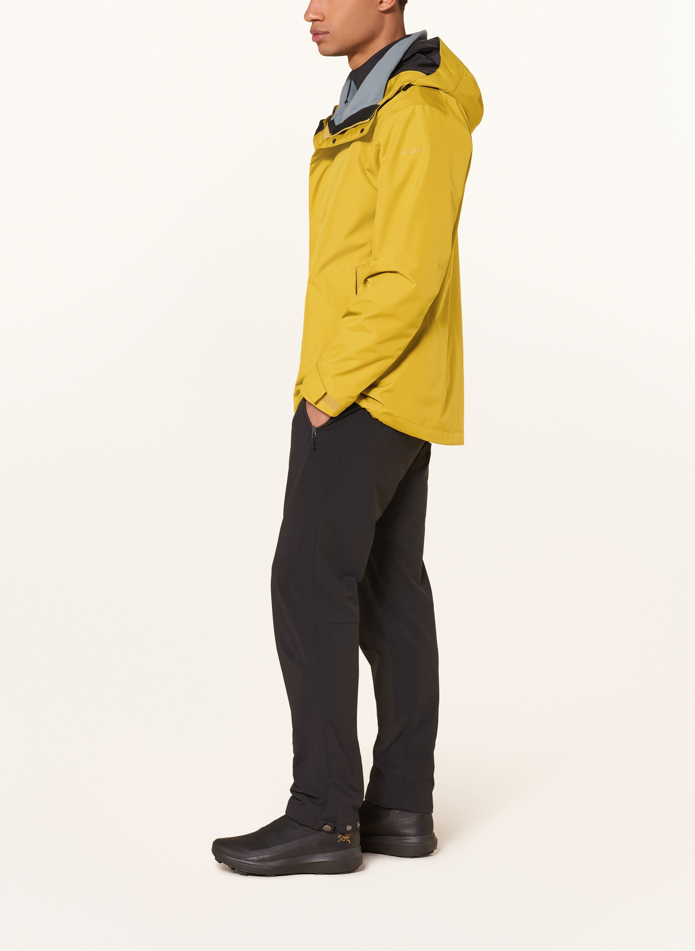 Schöffel 3-in-1-Jacke OKERE: DUNKELGELB / HELLBLAU