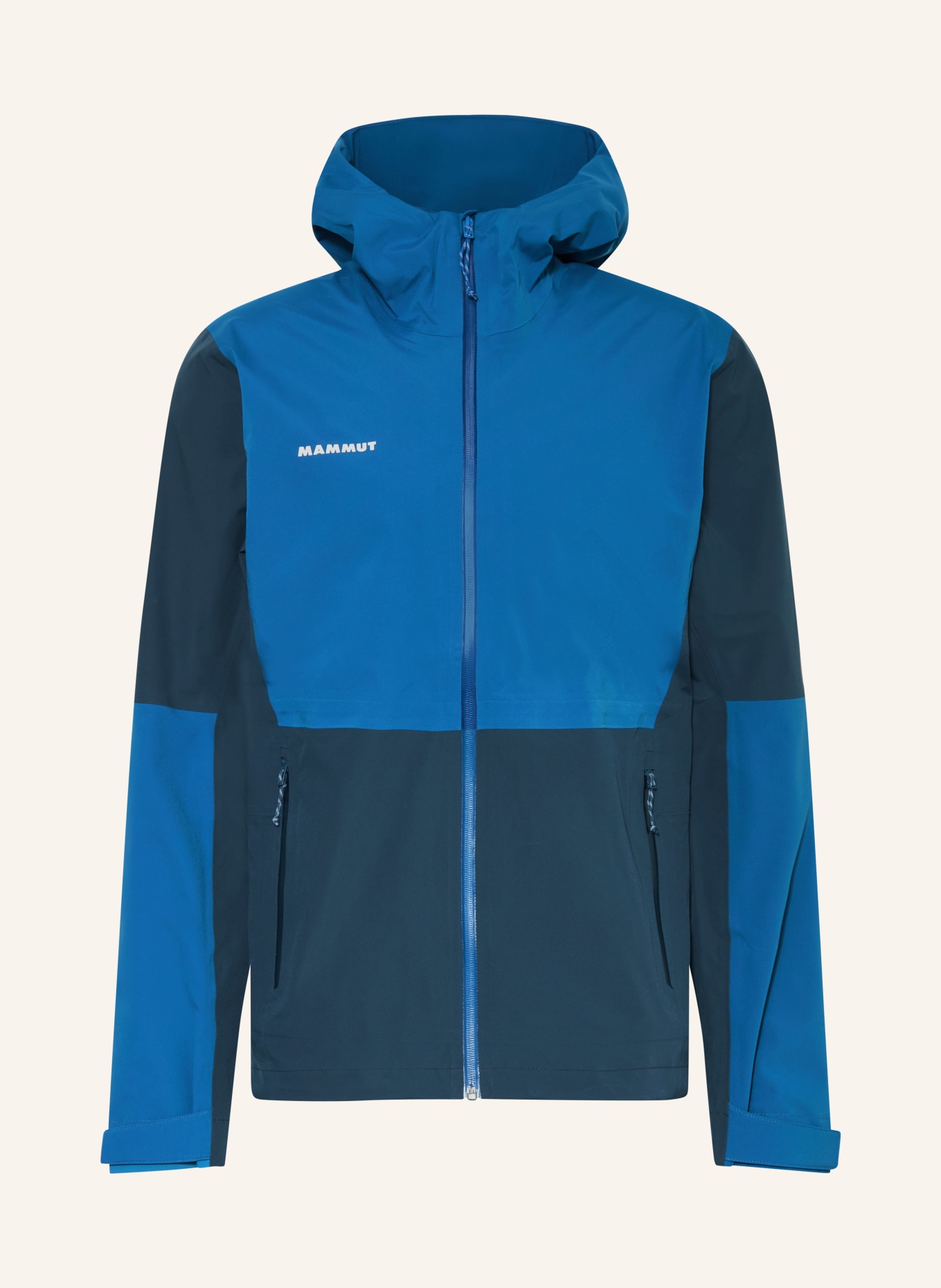 MAMMUT Hardshellová bunda LINARD GUIDE HS: MODRÁ / TMAVĚ MODRÁ