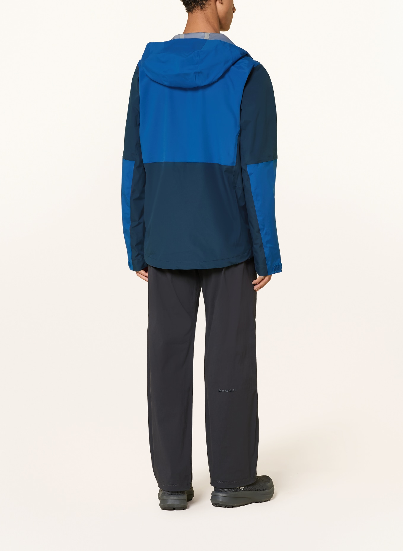 MAMMUT Hardshellová bunda LINARD GUIDE HS: MODRÁ / TMAVĚ MODRÁ