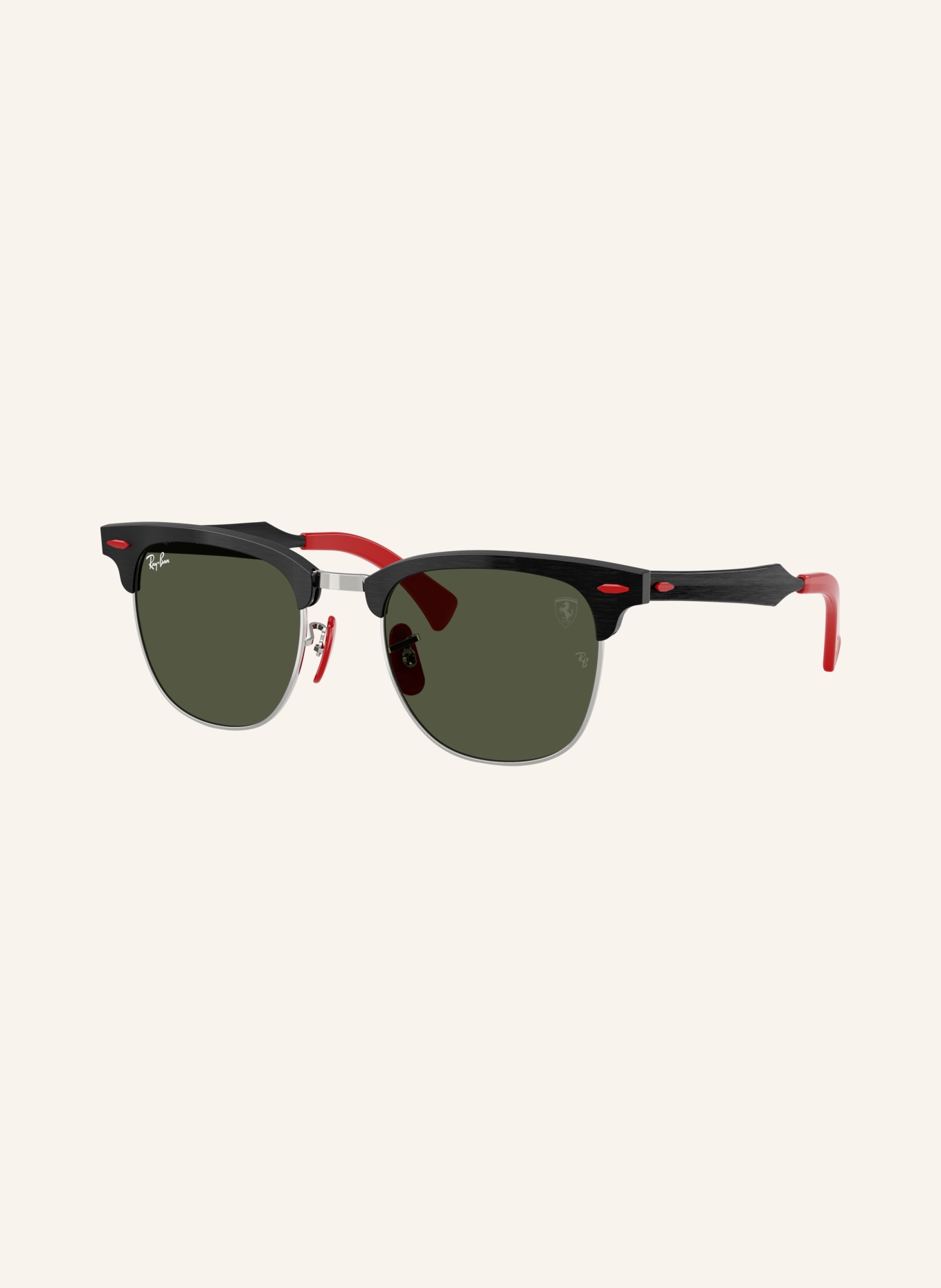 Ray-Ban Okulary przeciwsłoneczne RB3807M: CZARNY/ZIELONY