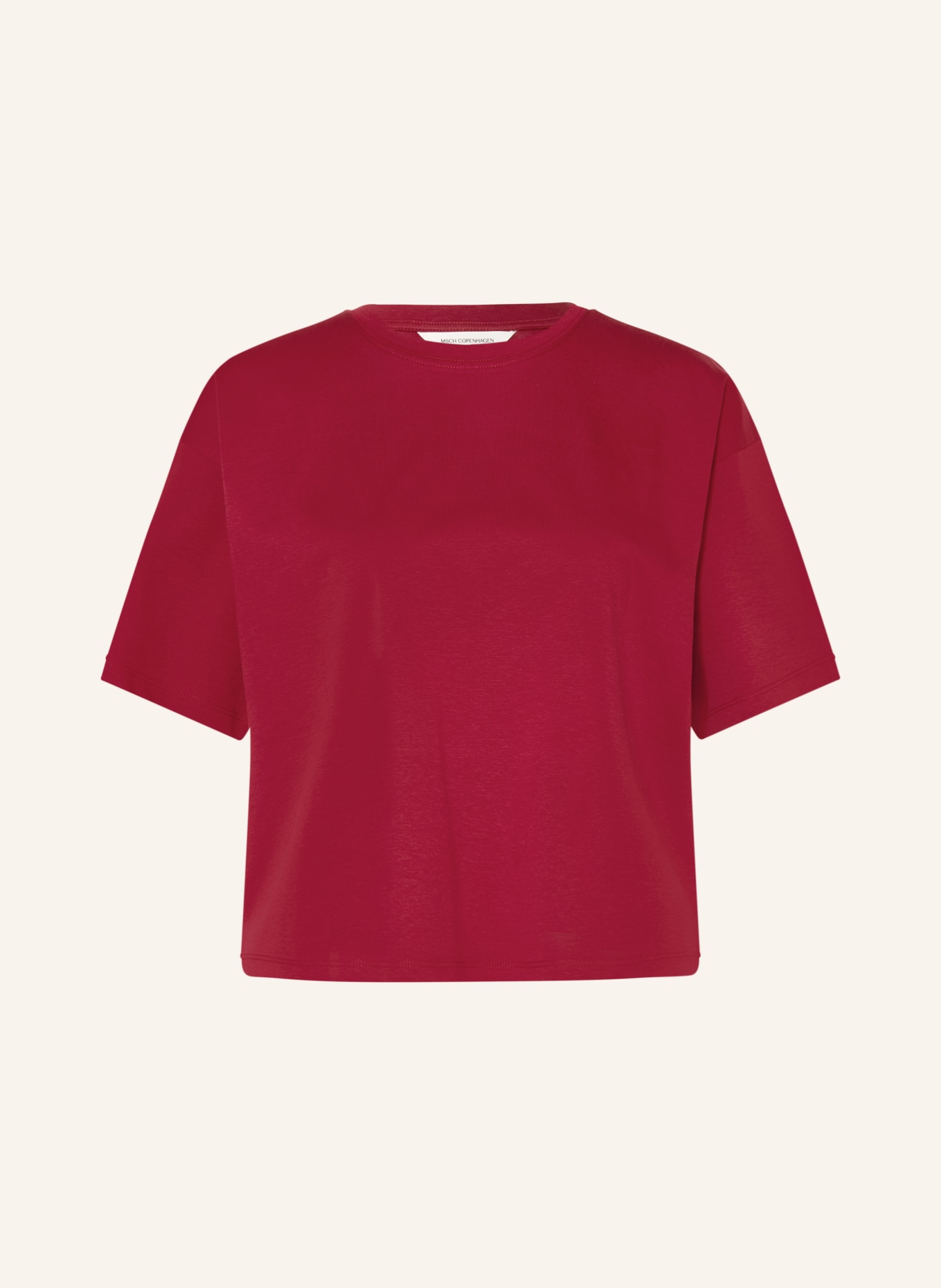 MSCH COPENHAGEN T-shirt MSCHMOA: DARK RED