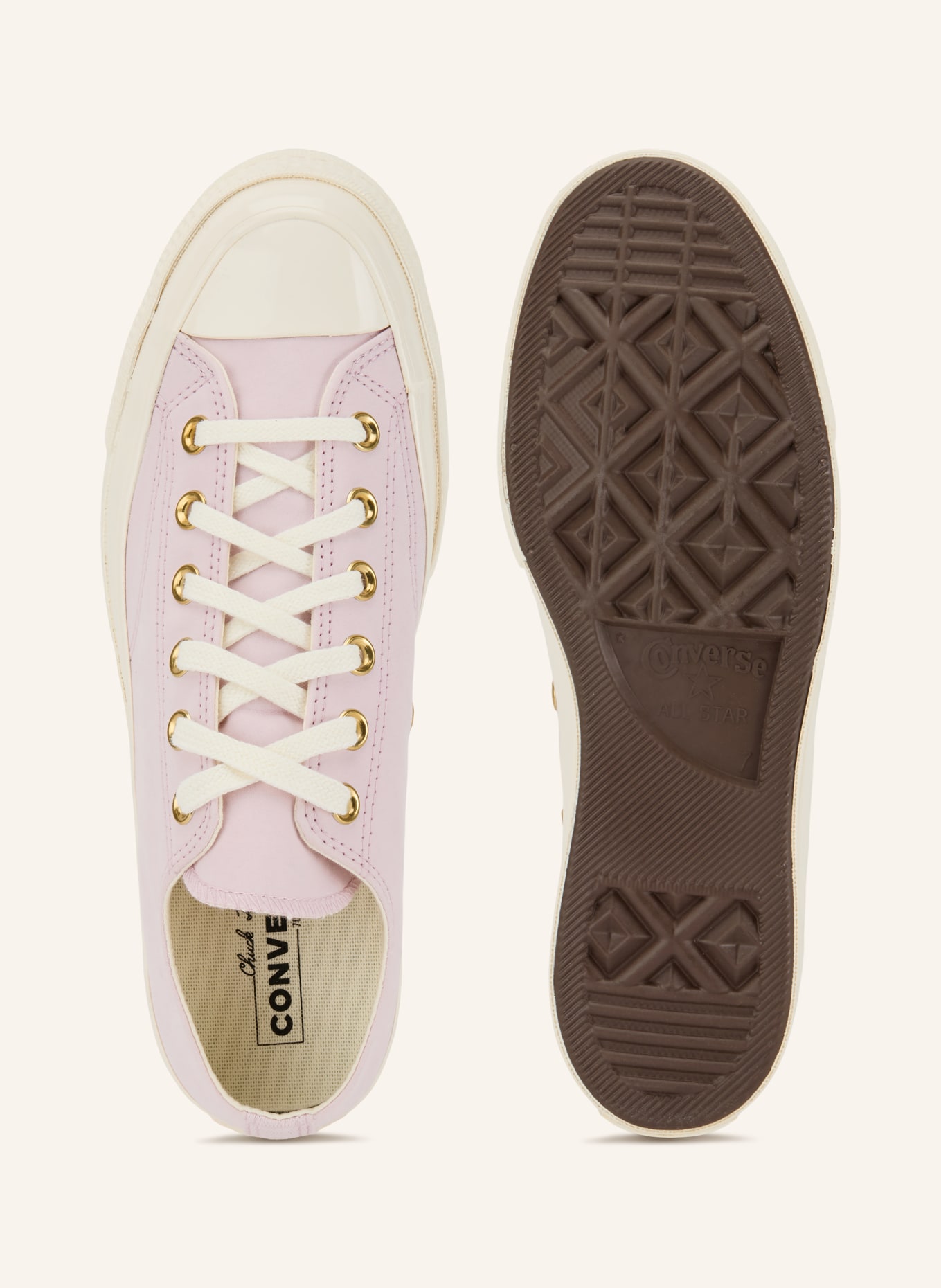 CONVERSE Sneaker CHUCK 70 OX: HELLLILA / WEISS
