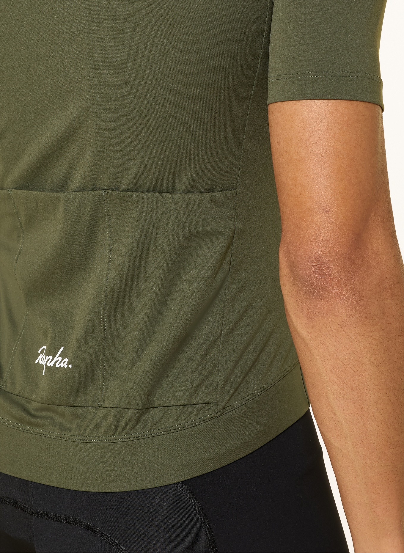 Rapha Cycling jersey CORE: KHAKI / WHITE