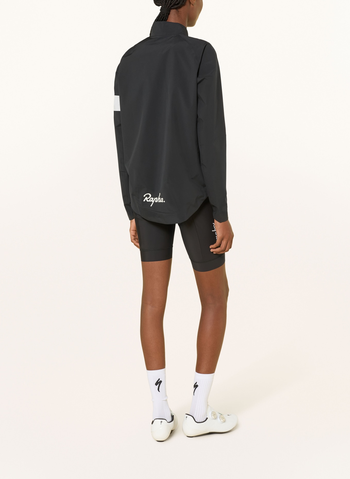 Rapha Radjacke CORE RAIN III: SCHWARZ / WEISS