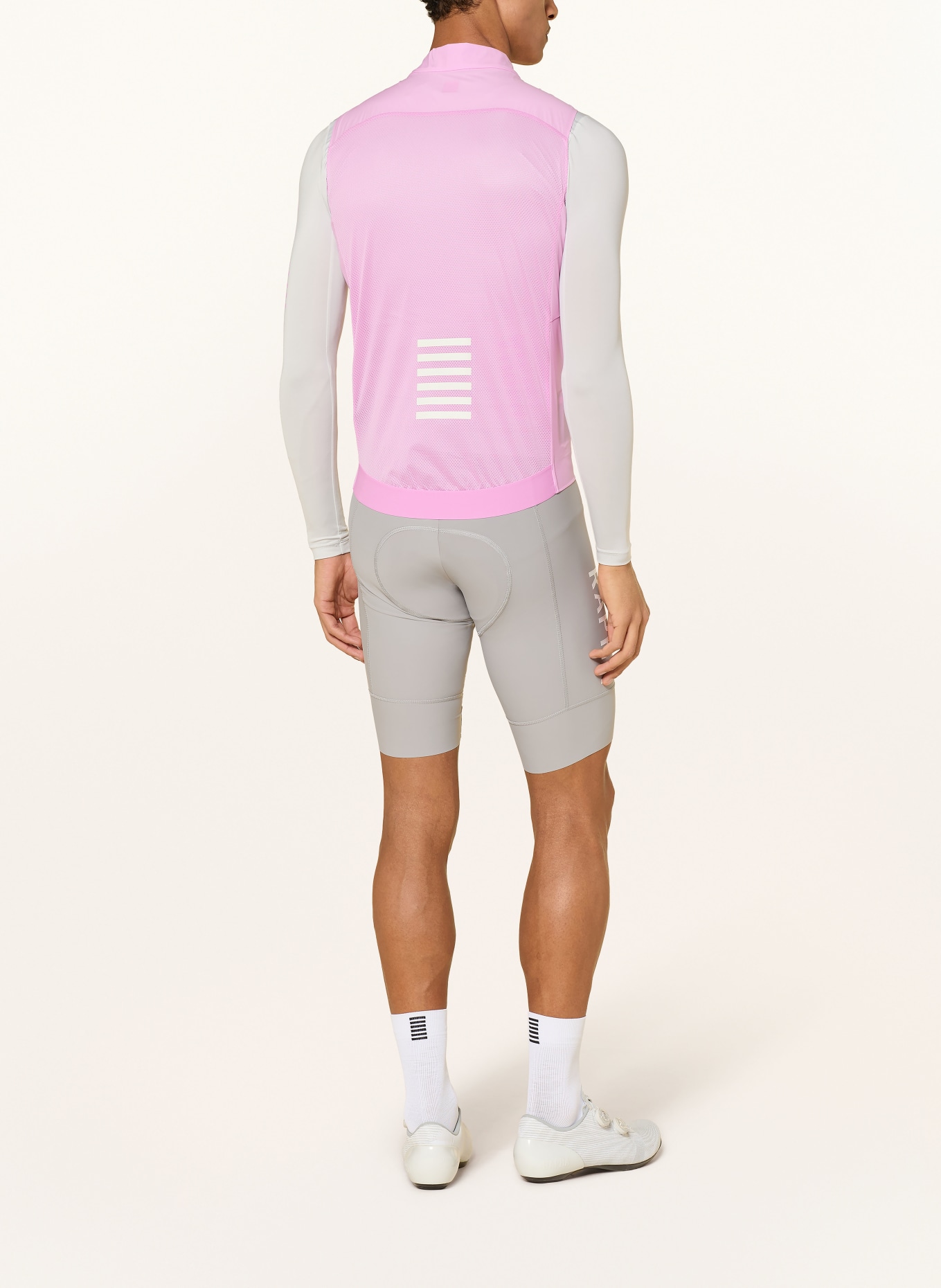 Rapha Fietsvest PRO TEAM GILET II: ROZE / WIT