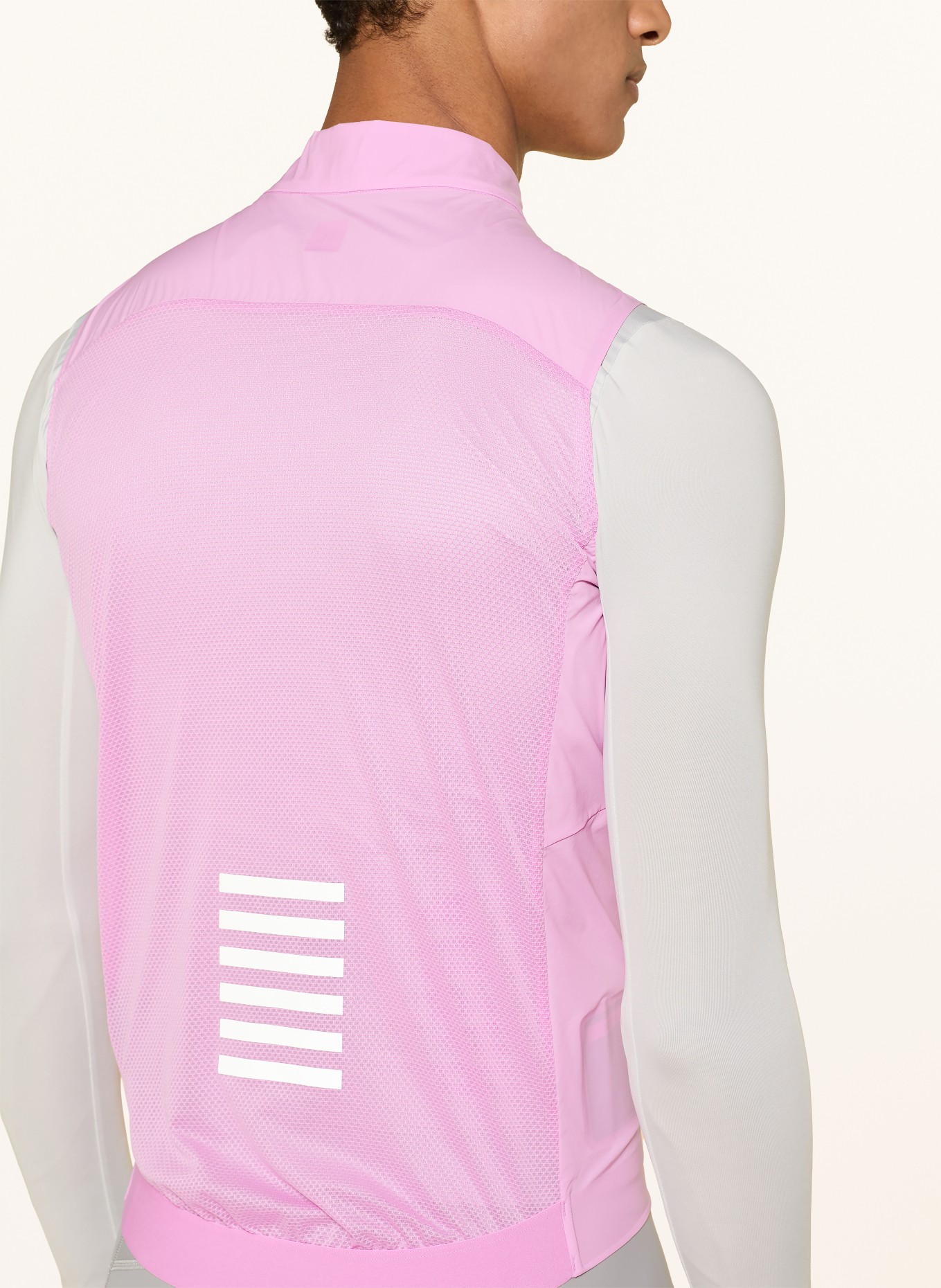 Rapha Fietsvest PRO TEAM GILET II: ROZE / WIT