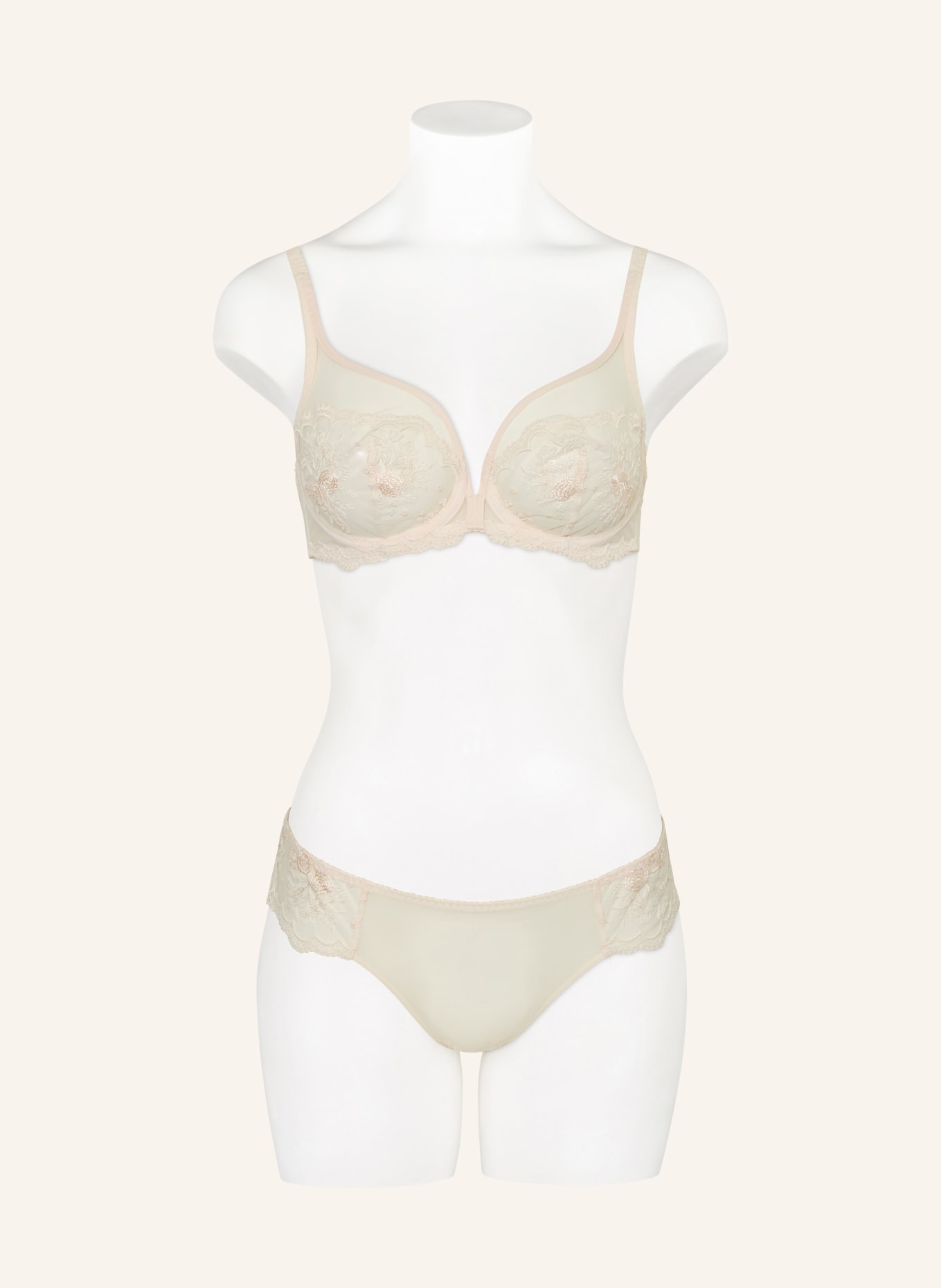 SIMONE PÉRÈLE Podprsenka s kosticemi INTRIGUE: SVĚTLE RŮŽOVÁ