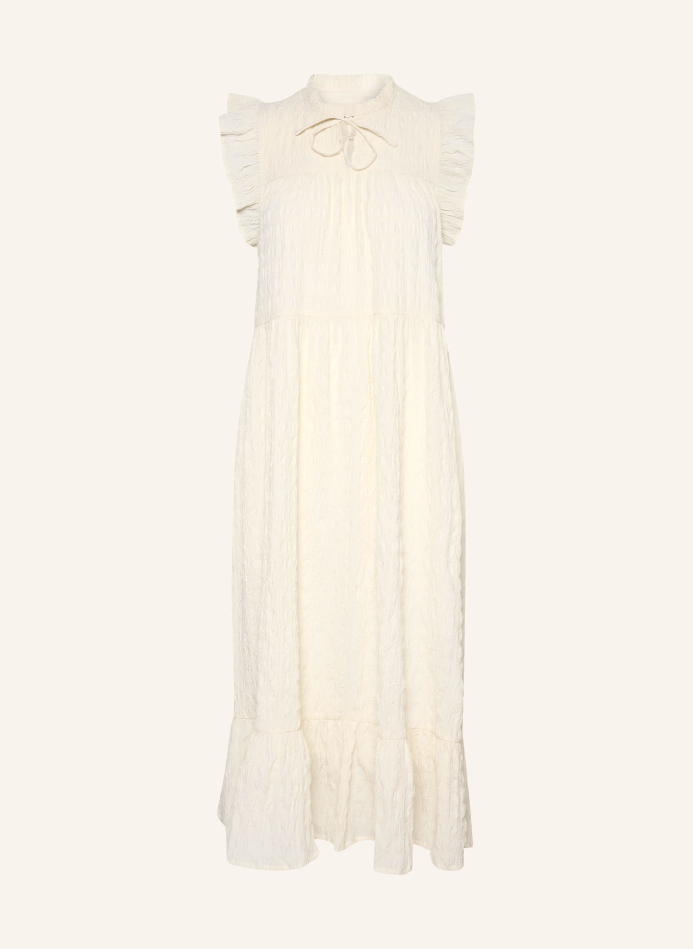 Part Two Robe GIMALINAPW à volants: ÉCRU