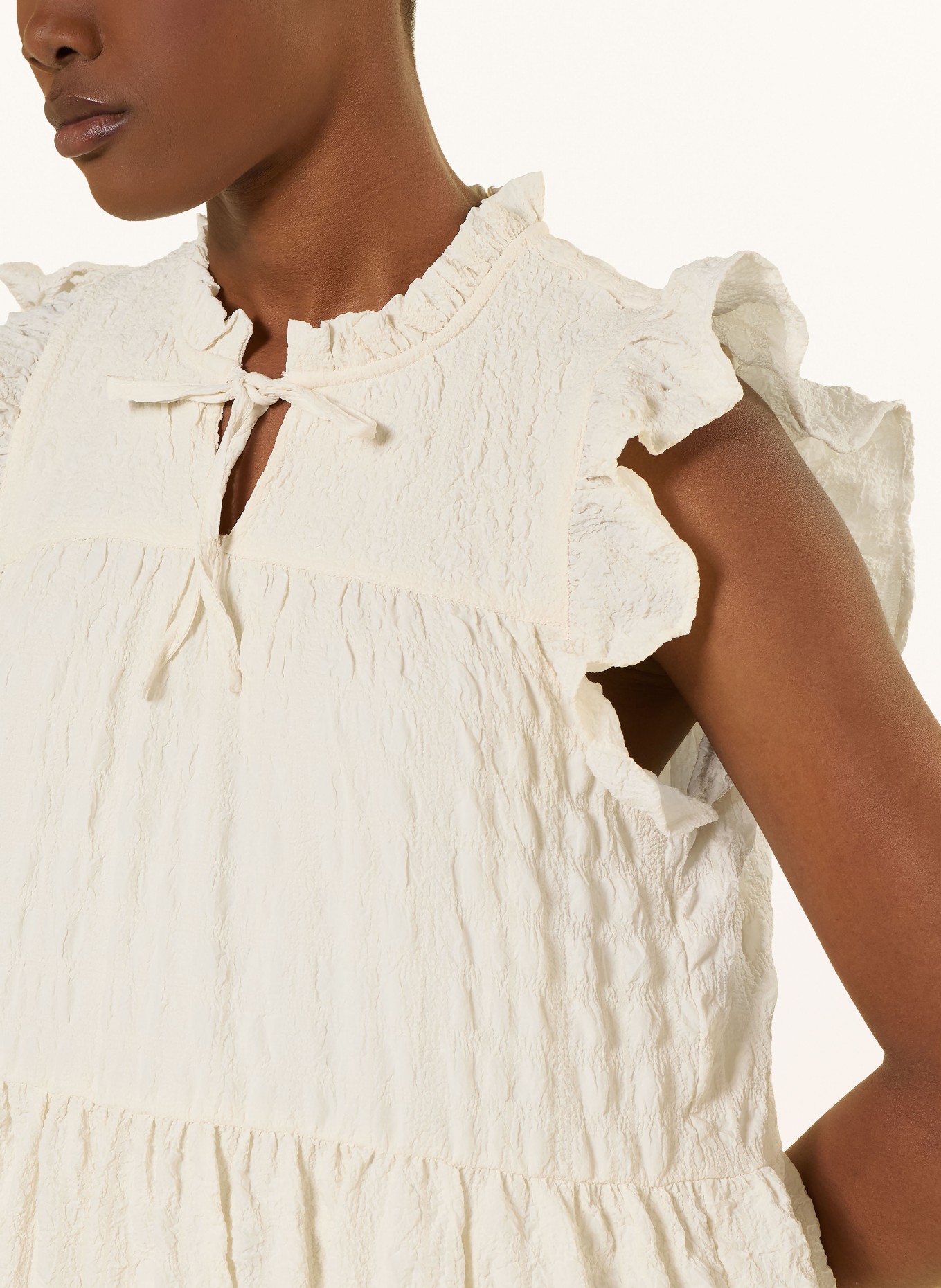 Part Two Robe GIMALINAPW à volants: ÉCRU