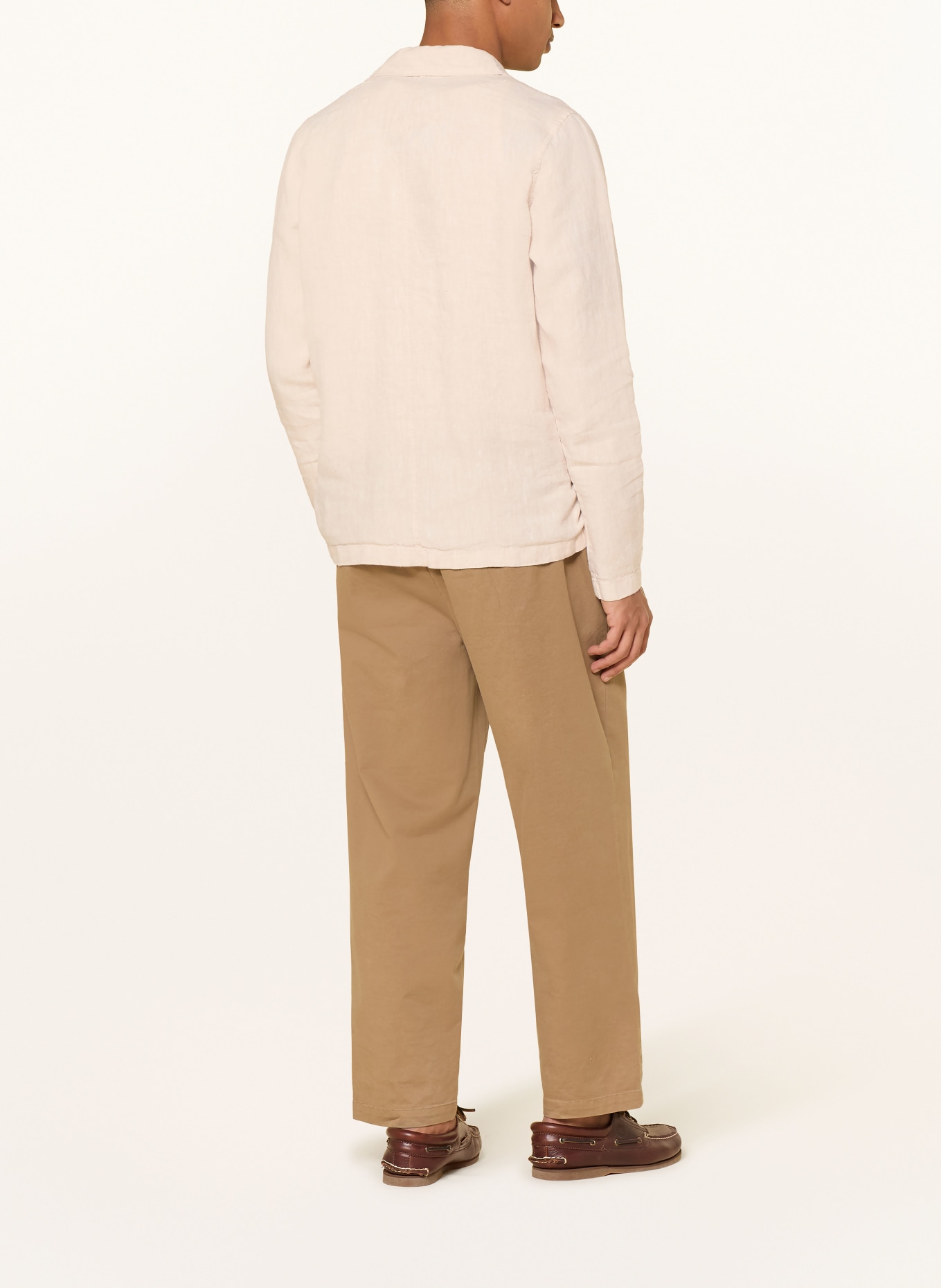 KnowledgeCotton Apparel Survêtement en lin: BEIGE