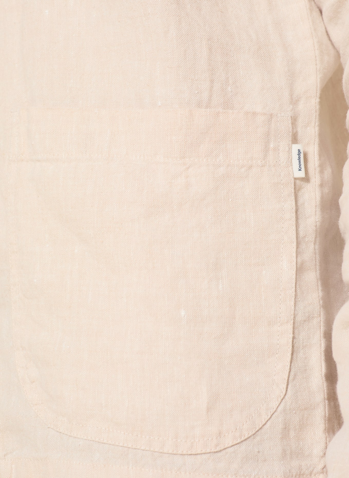 KnowledgeCotton Apparel Survêtement en lin: BEIGE