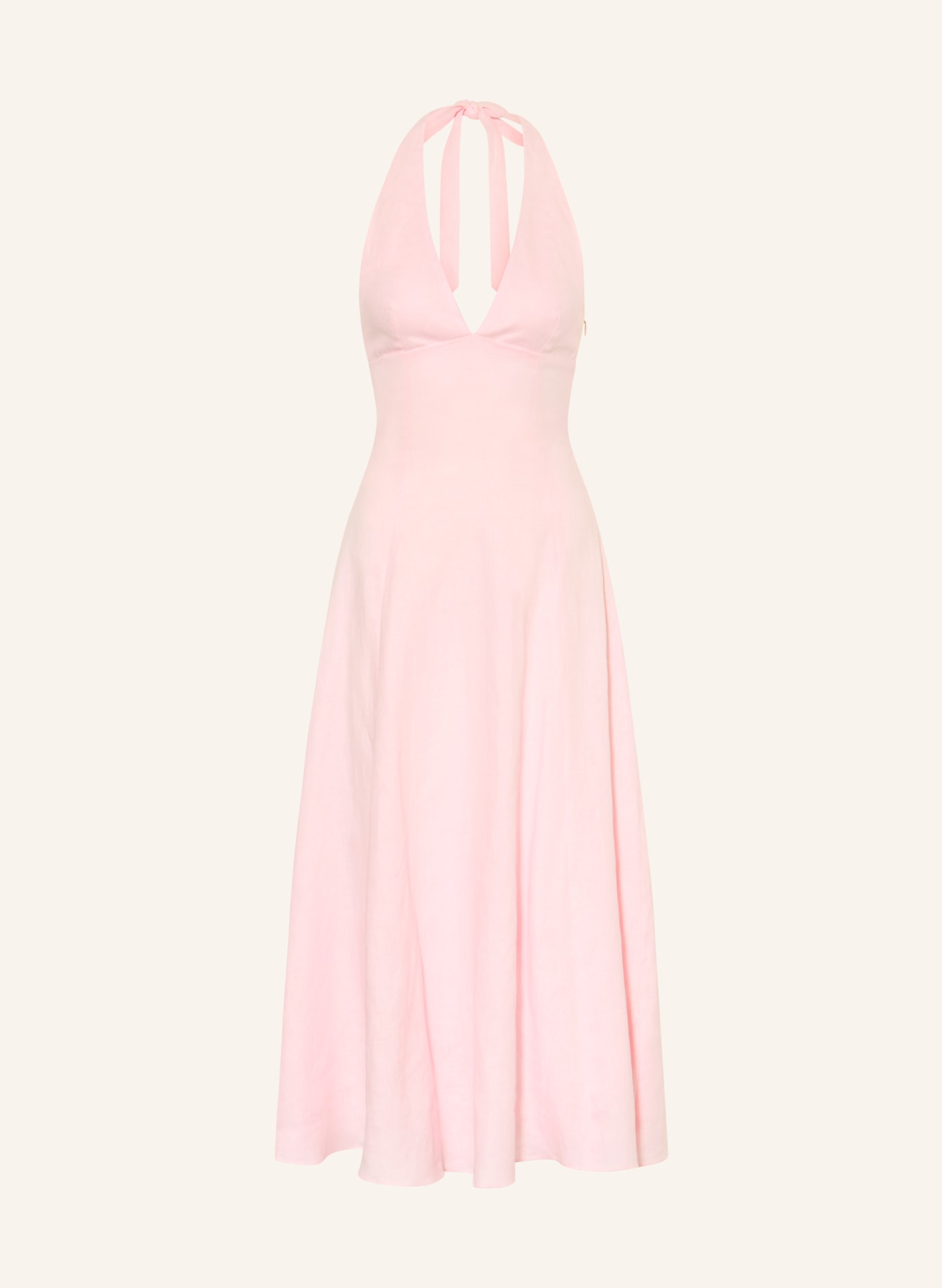 FAITHFULL THE BRAND Linen dress MARAIS: LIGHT PINK