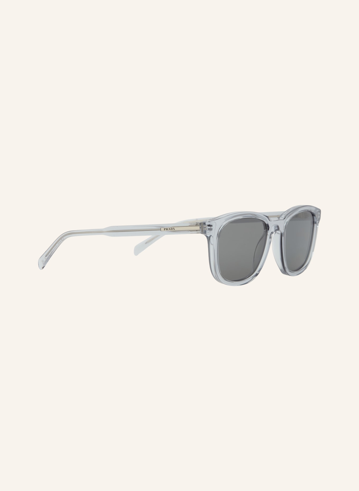 PRADA PR A21S Sunglasses: LIGHT BLUE/ DARK GRAY