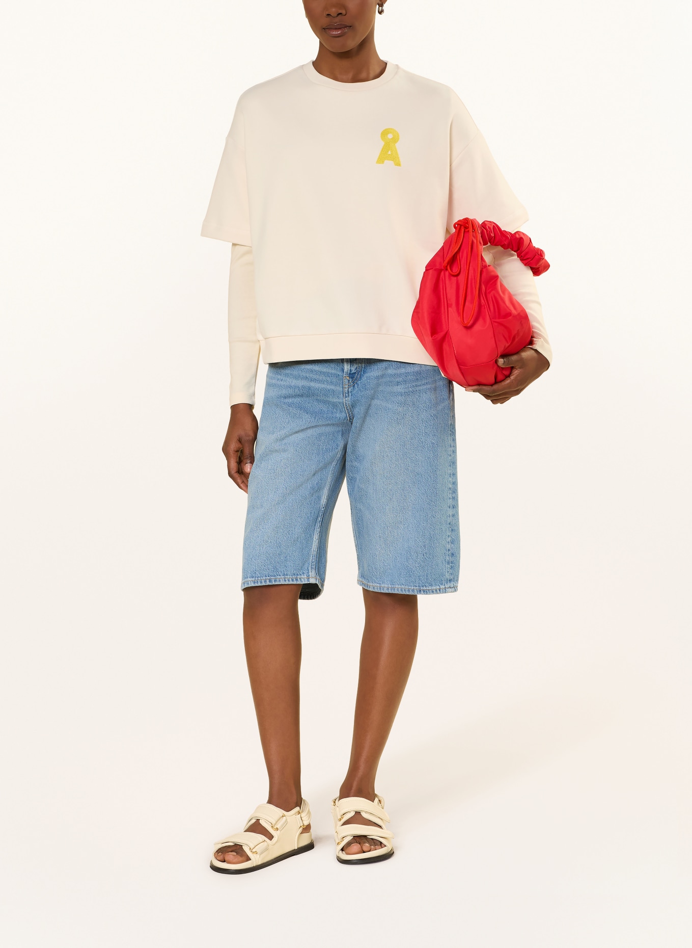 ARMEDANGELS Sweatshirt BAMIKAA: CREAM