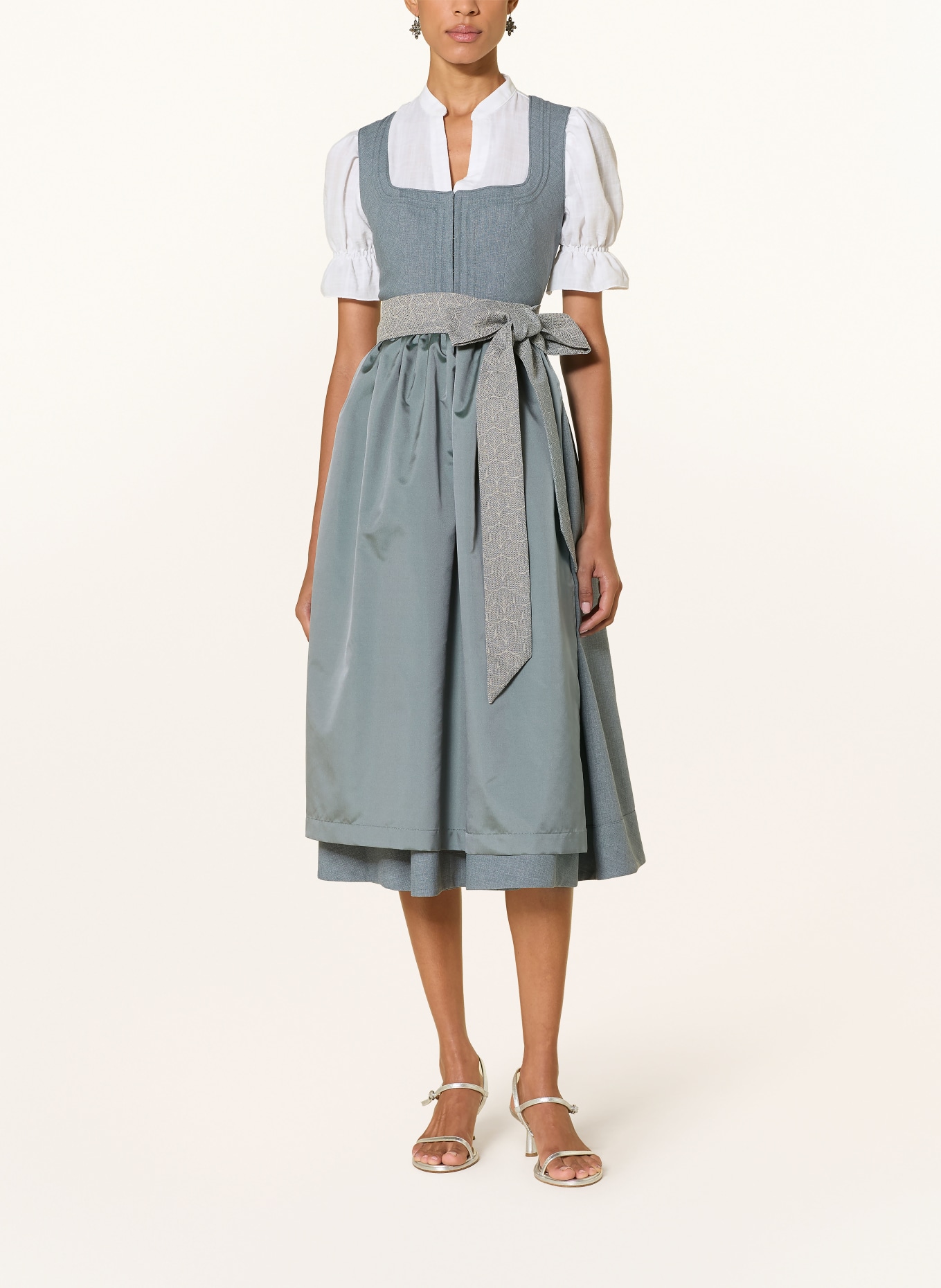 LIMBERRY Dirndl AURELIE: PETROL / LICHTGROEN / PETROL