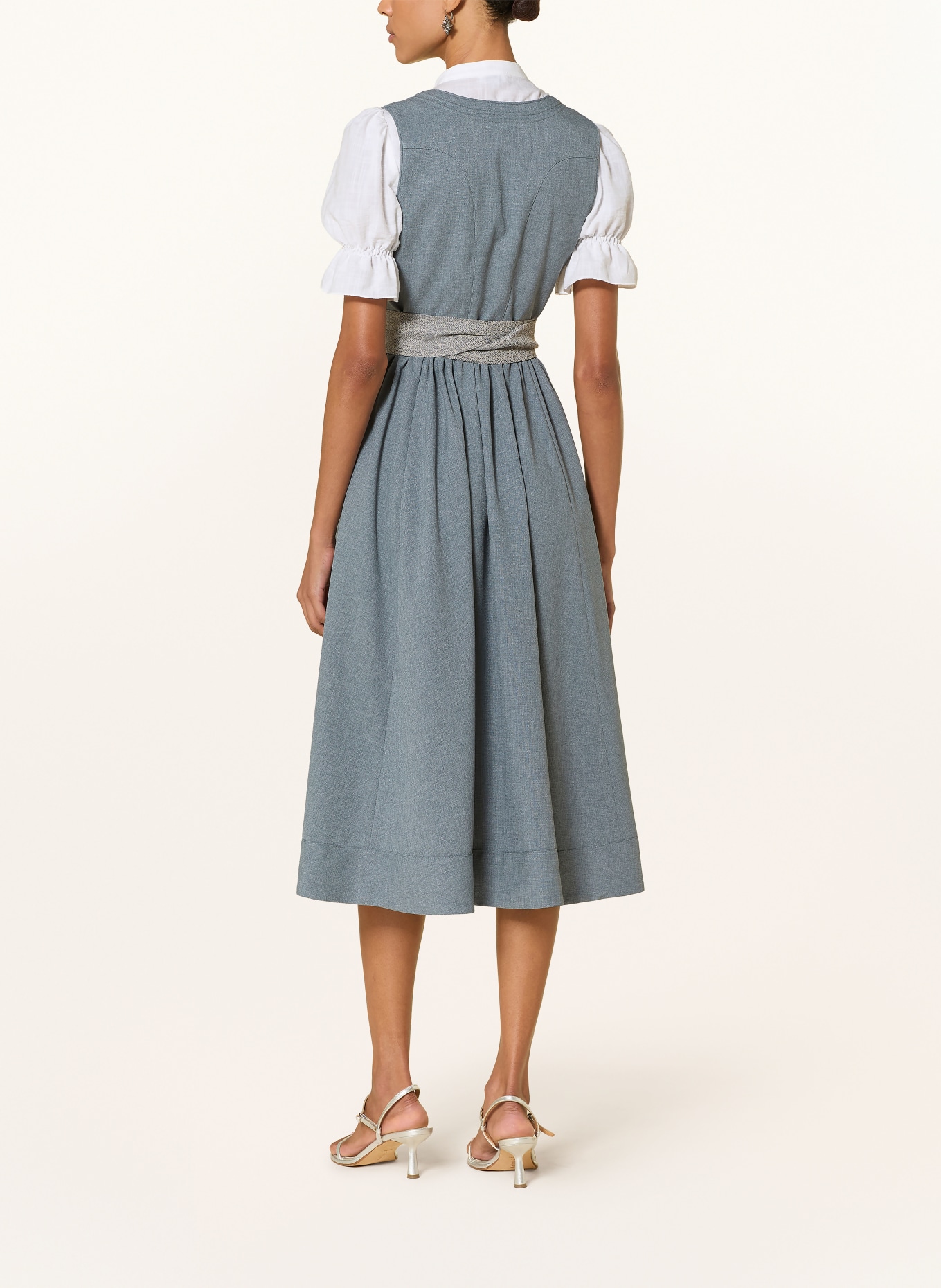 LIMBERRY Dirndl AURELIE: PETROL / LICHTGROEN / PETROL