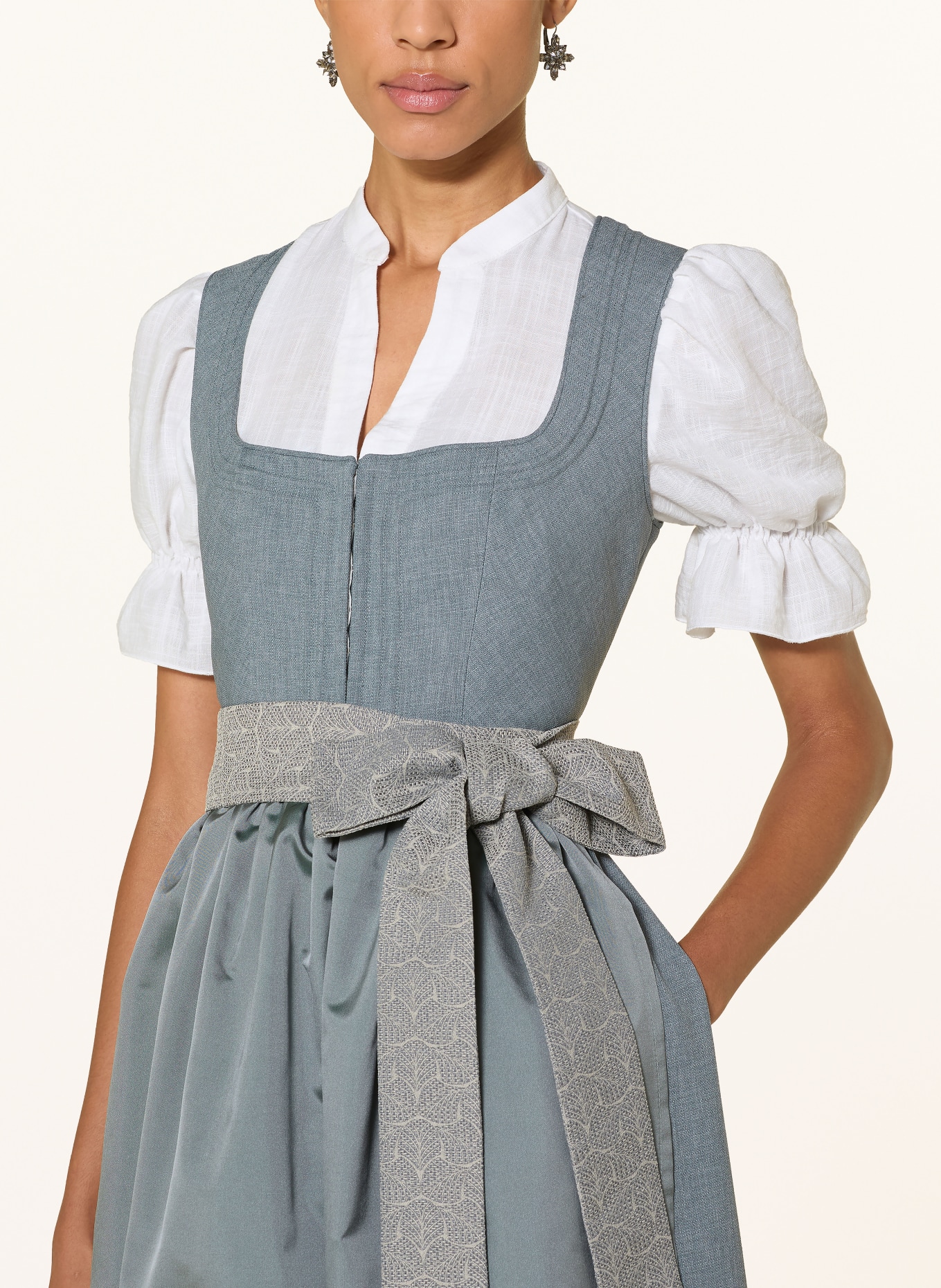 LIMBERRY Dirndl AURELIE: PETROL / LICHTGROEN / PETROL