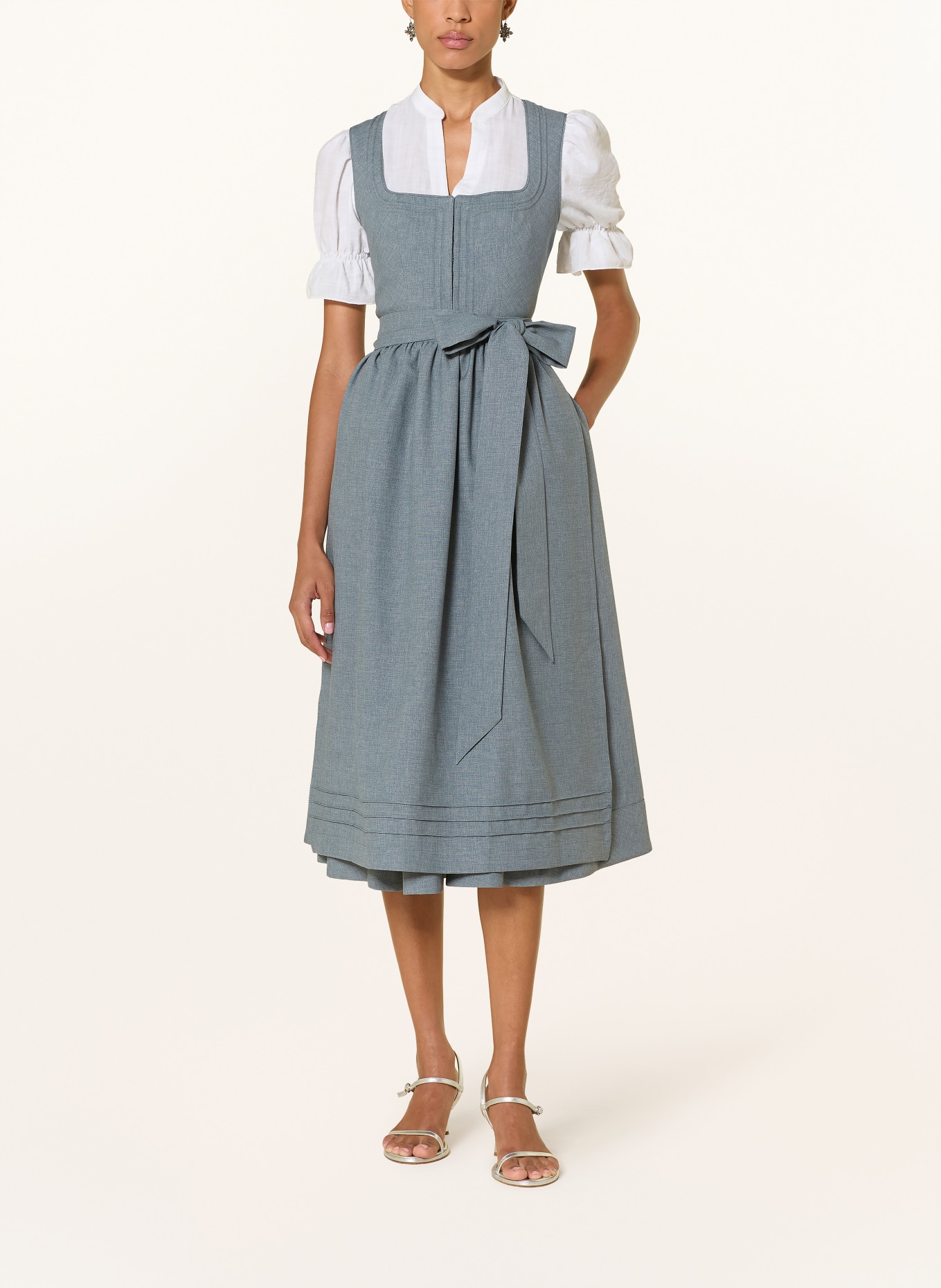 LIMBERRY Dirndl AURELIE: PETROL / LICHTGROEN / PETROL