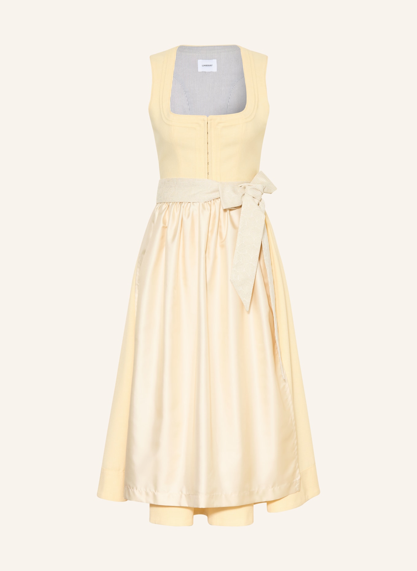 LIMBERRY Dirndl AURELIE: HELLGELB / HELLGELB / WEISS