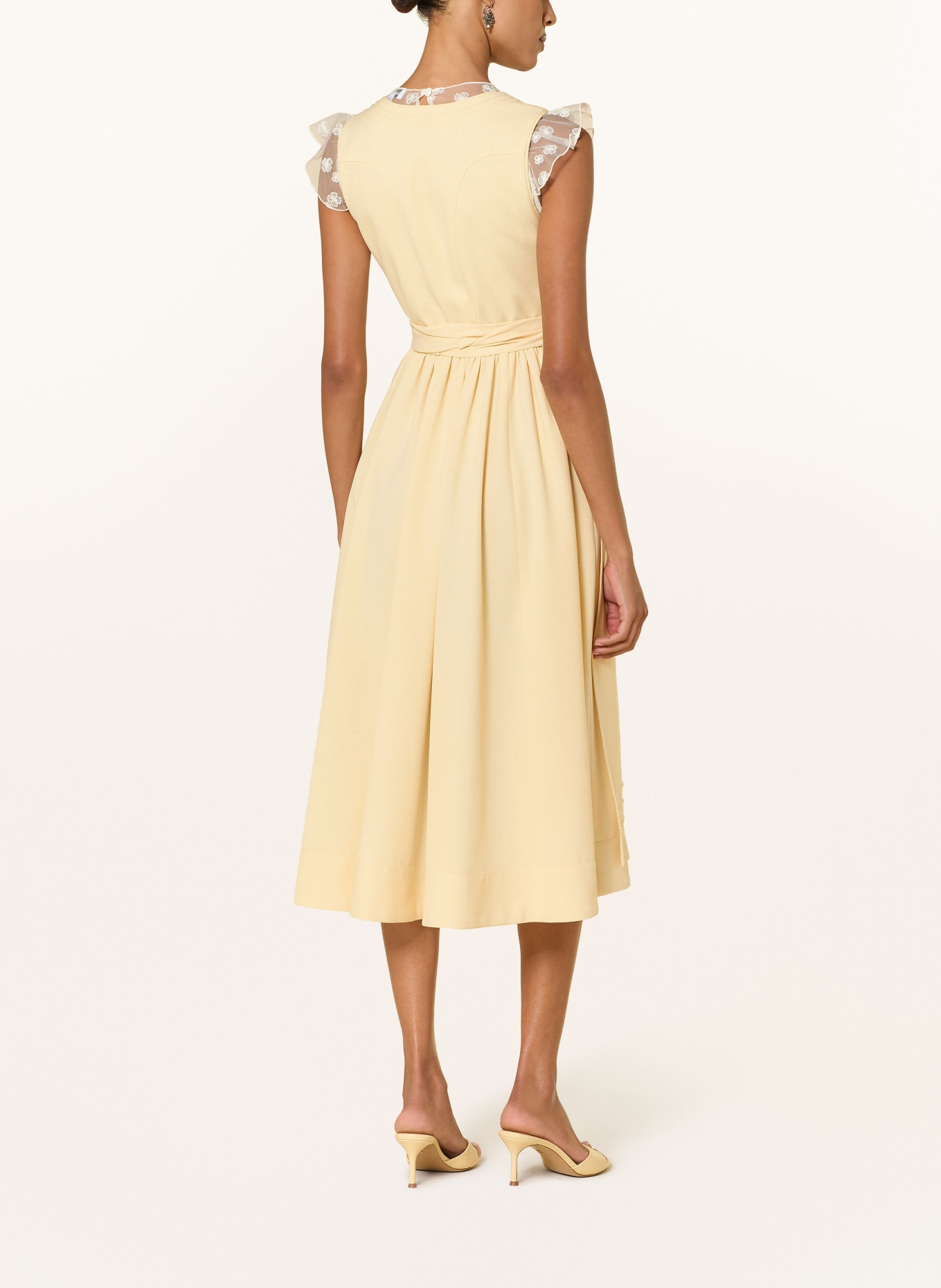 LIMBERRY Dirndl AURELIE: HELLGELB / HELLGELB / WEISS