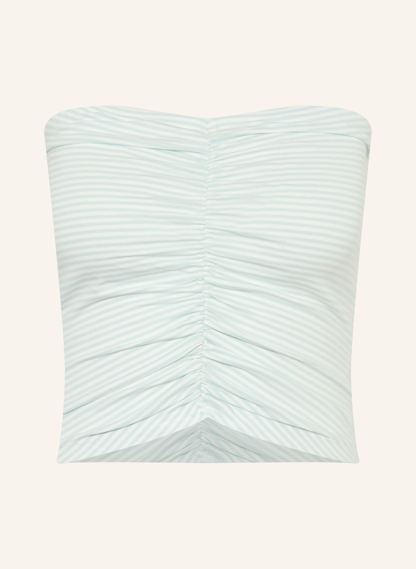 ONLY Krátký top: MÁTOVÁ / BÍLÁ