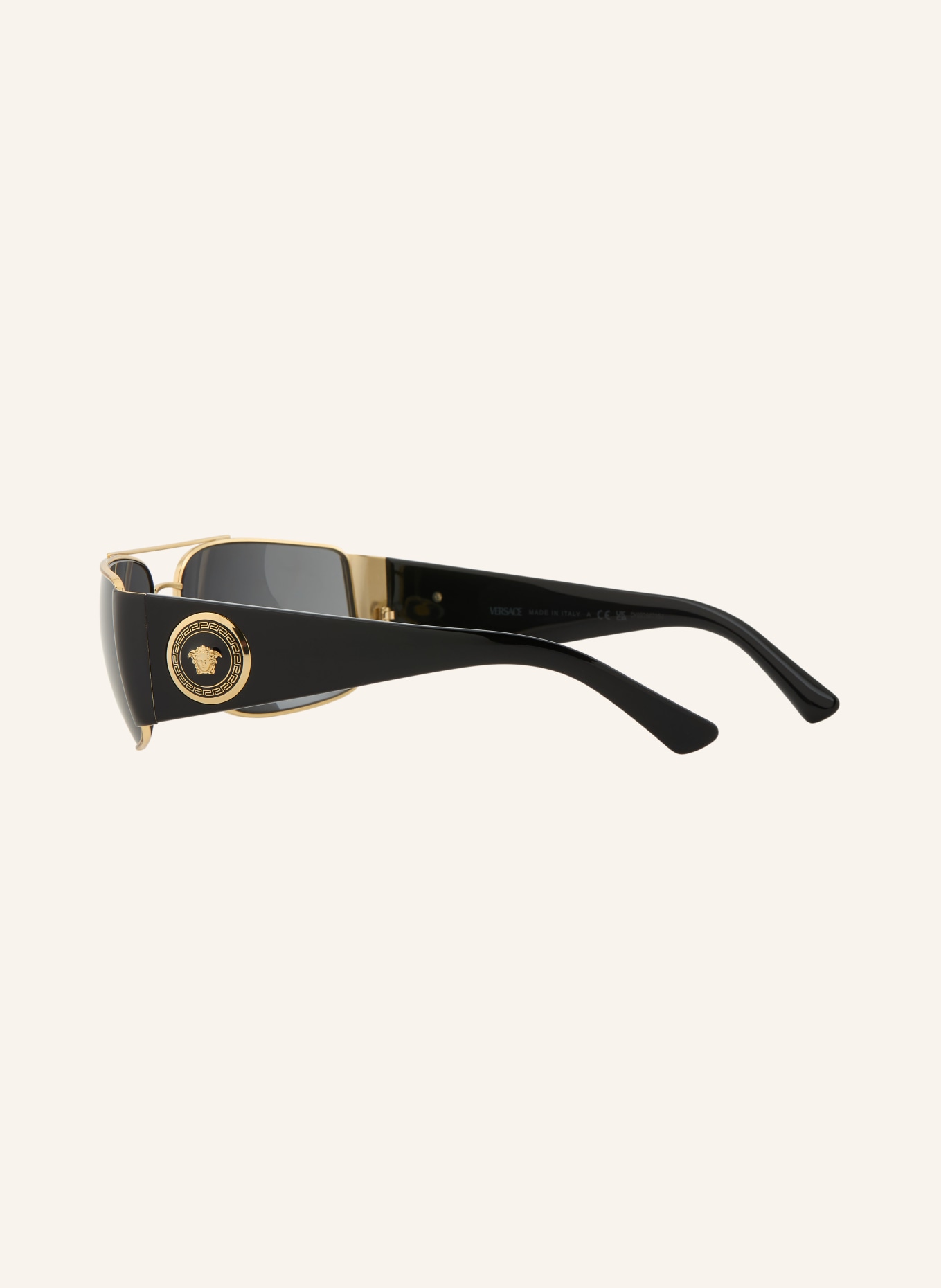VERSACE Sonnenbrille VE2163: GOLD/ DUNKELGRAU