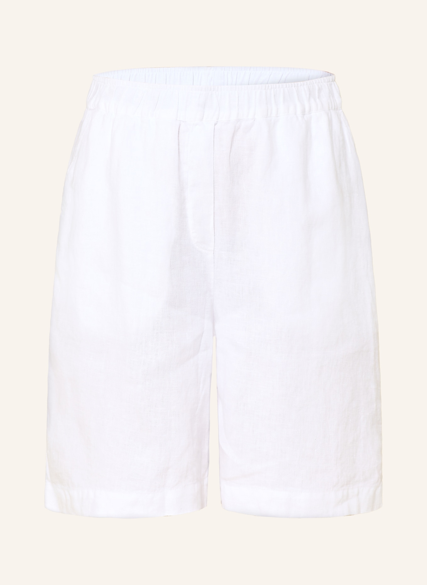 MOS MOSH Leinenshorts MMEMMIE: WEISS