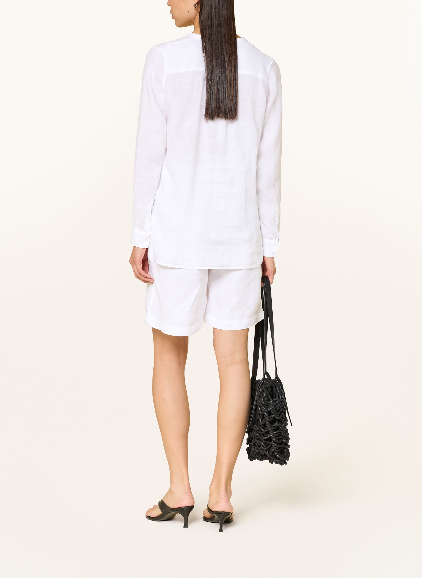 MOS MOSH Leinenshorts MMEMMIE: WEISS