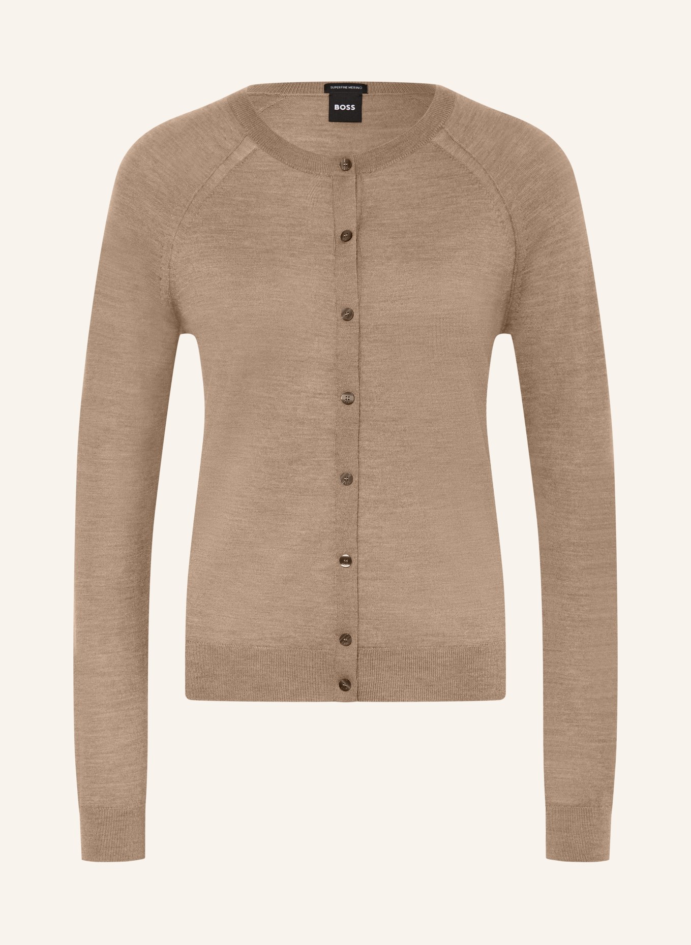 BOSS Strickjacke FONAMI: HELLBRAUN
