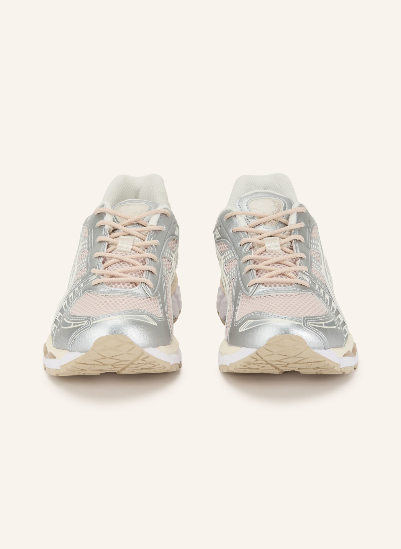 ASICS GEL-KAYANO 12.1 sneaker: SILVER / ROSE / WHITE