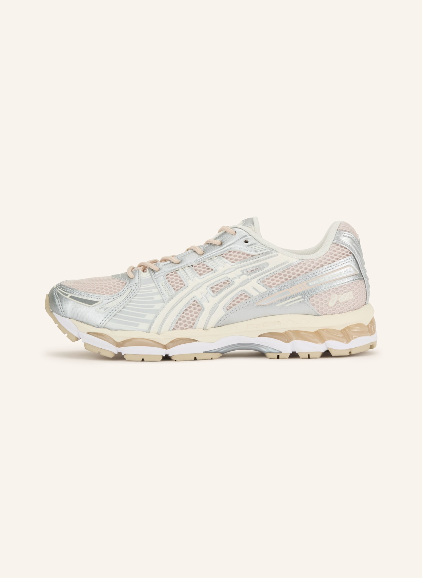 ASICS GEL-KAYANO 12.1 sneaker: SILVER / ROSE / WHITE
