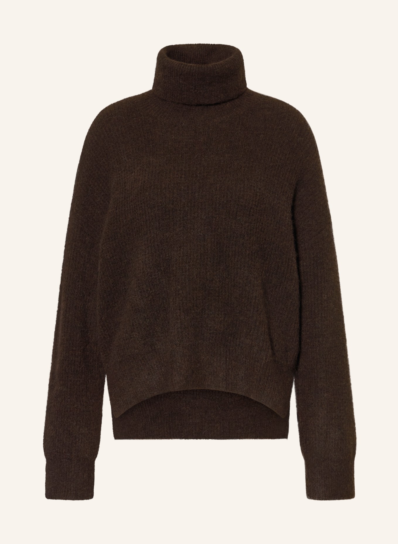 GESTUZ Rollkragenpullover ALPHAGZ mit Alpaka: DUNKELBRAUN