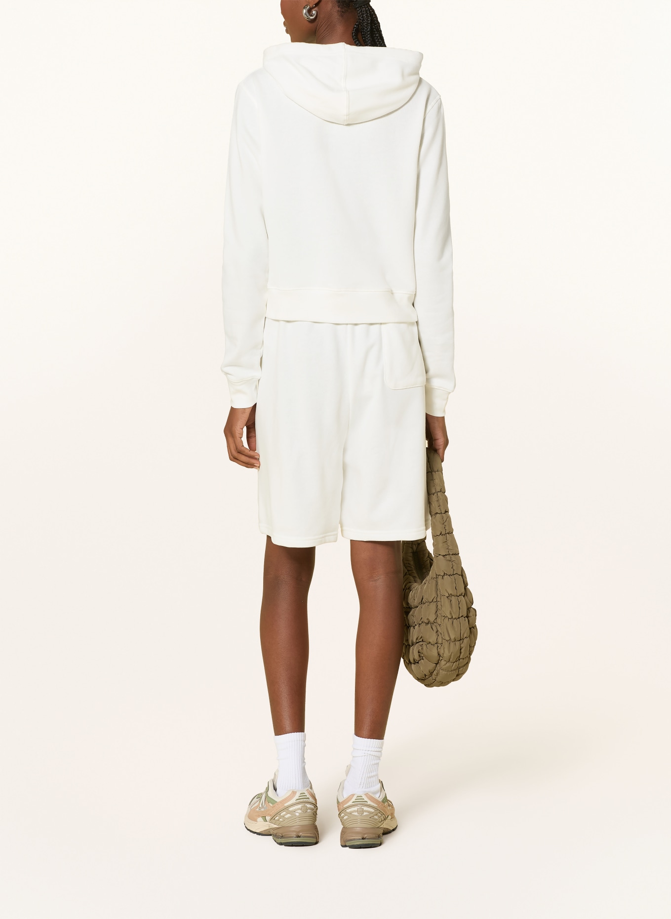 new balance COASTAL sweat jacket: WHITE