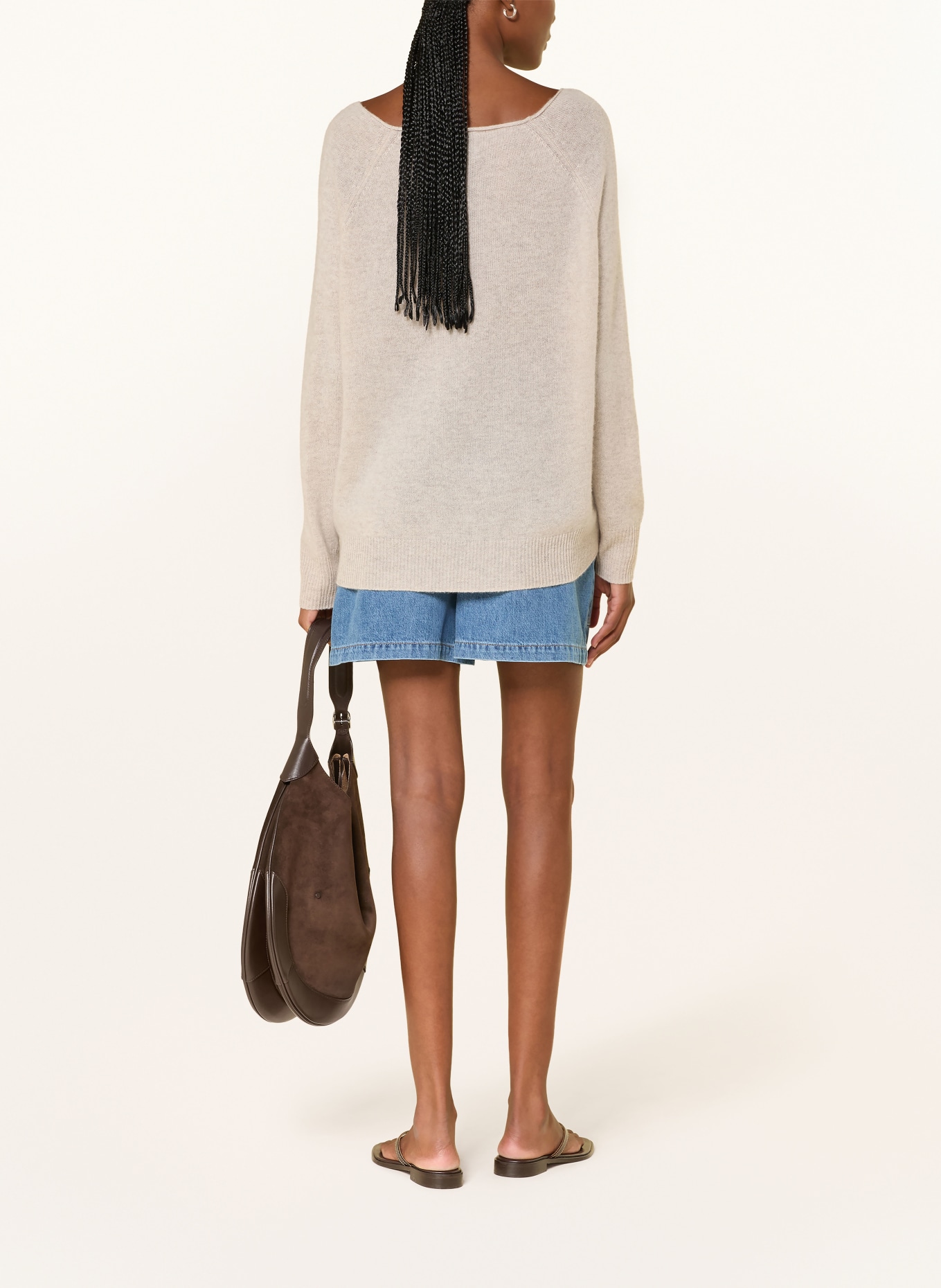 KUJTEN Cashmere-Pullover LIORA: CREME