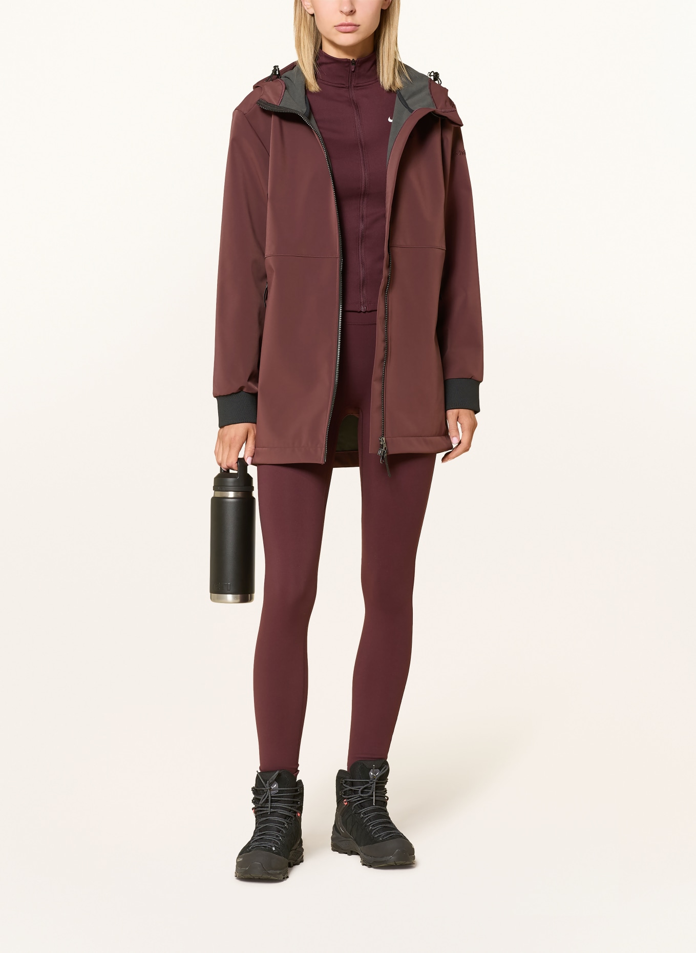 Schöffel Softshell-Jacke SUAVIO: DUNKELROT