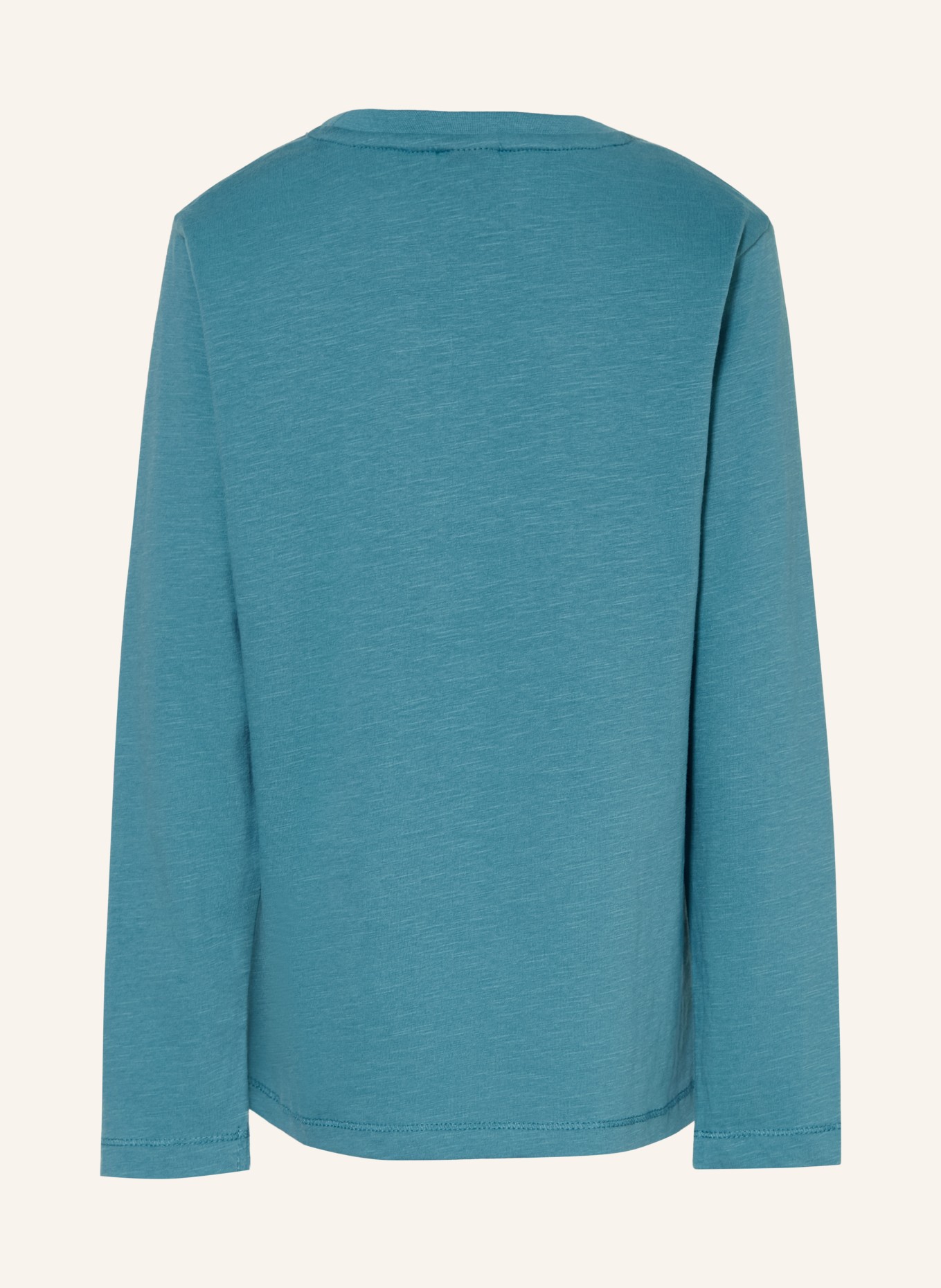 GARCIA Longsleeve: TÜRKIS / DUNKELGELB / WEISS