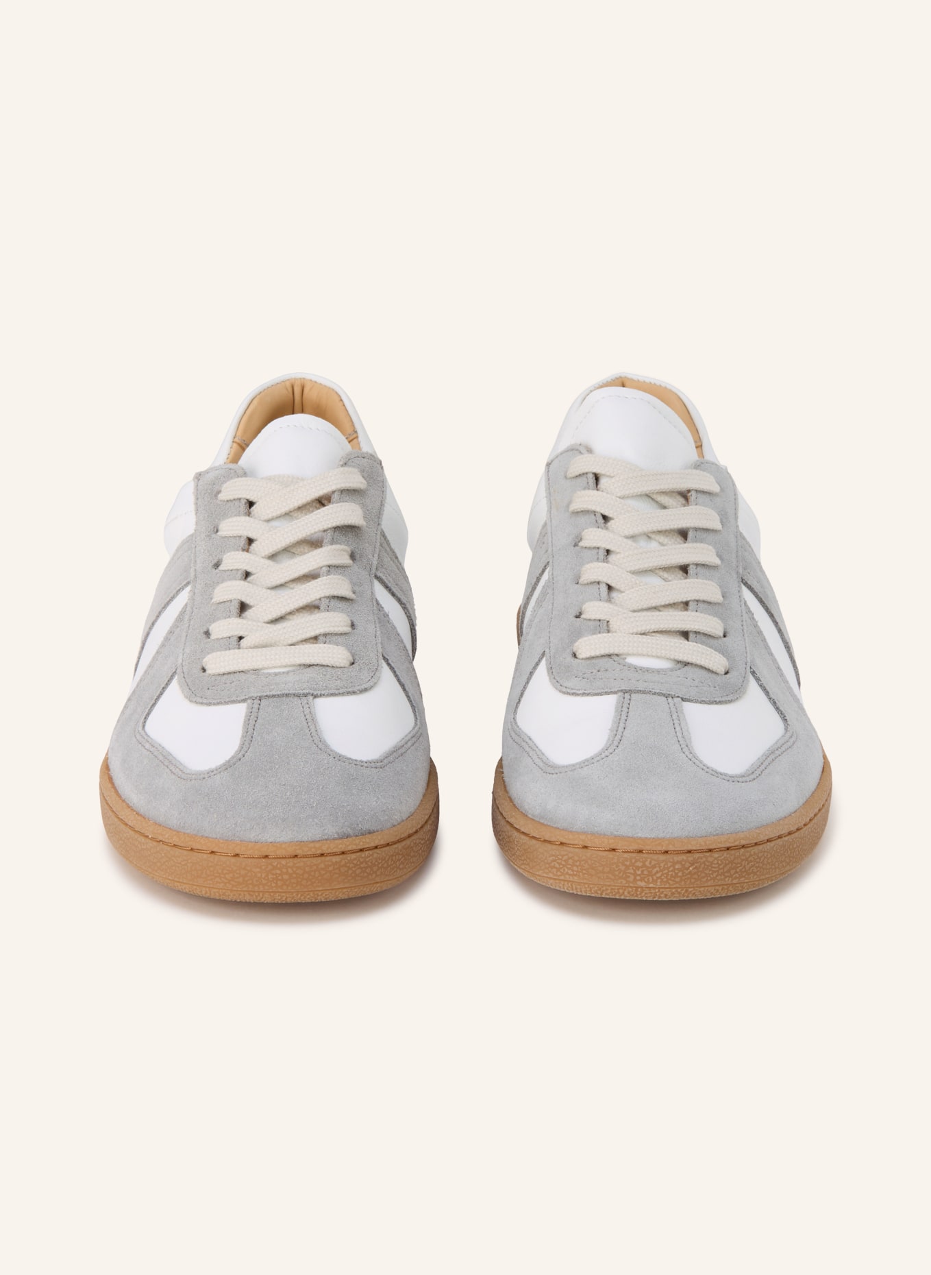 PAUL baskets: BLANC / GRIS CLAIR