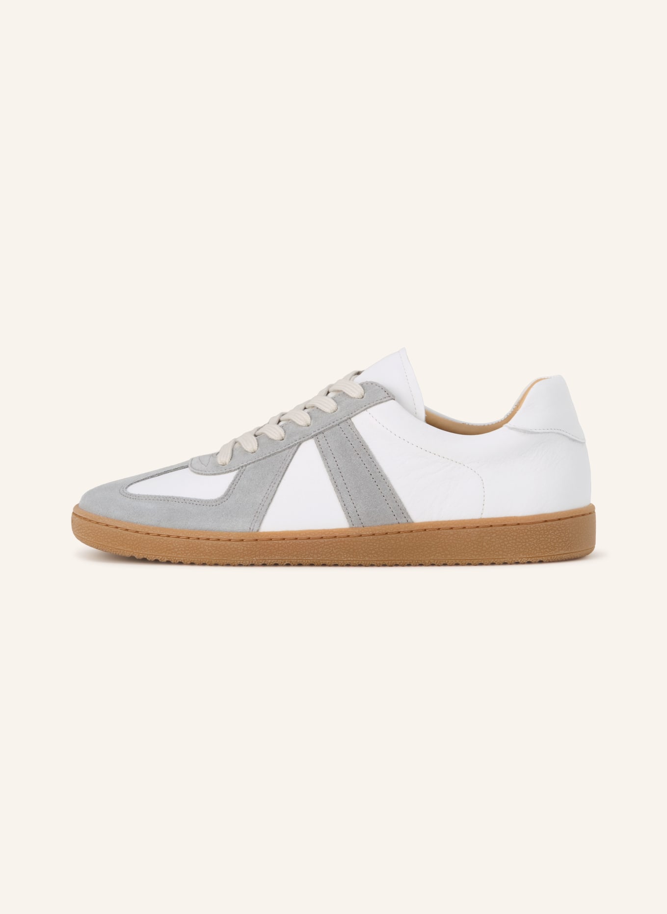 PAUL baskets: BLANC / GRIS CLAIR