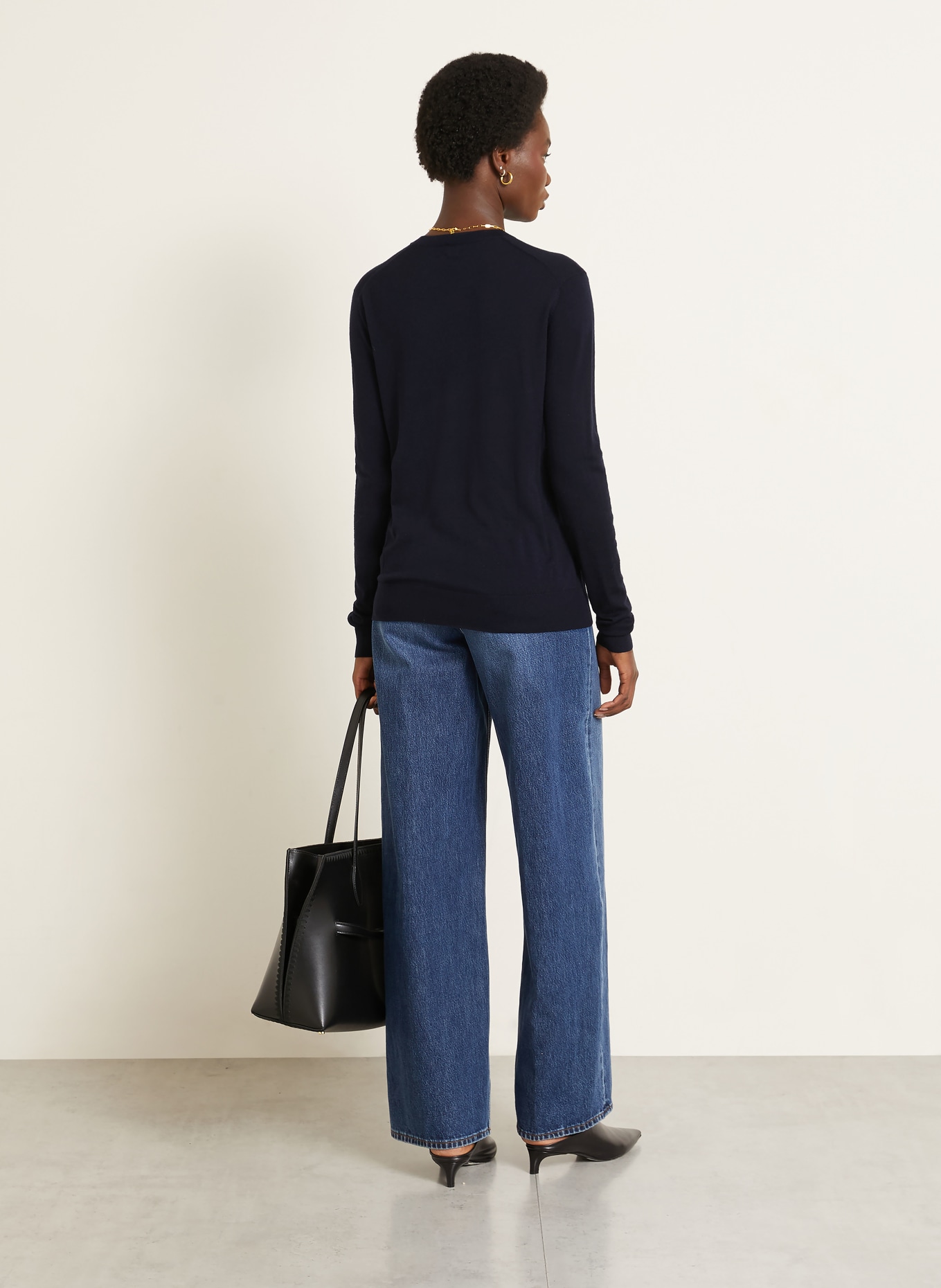 TOTEME Pullover: DUNKELBLAU