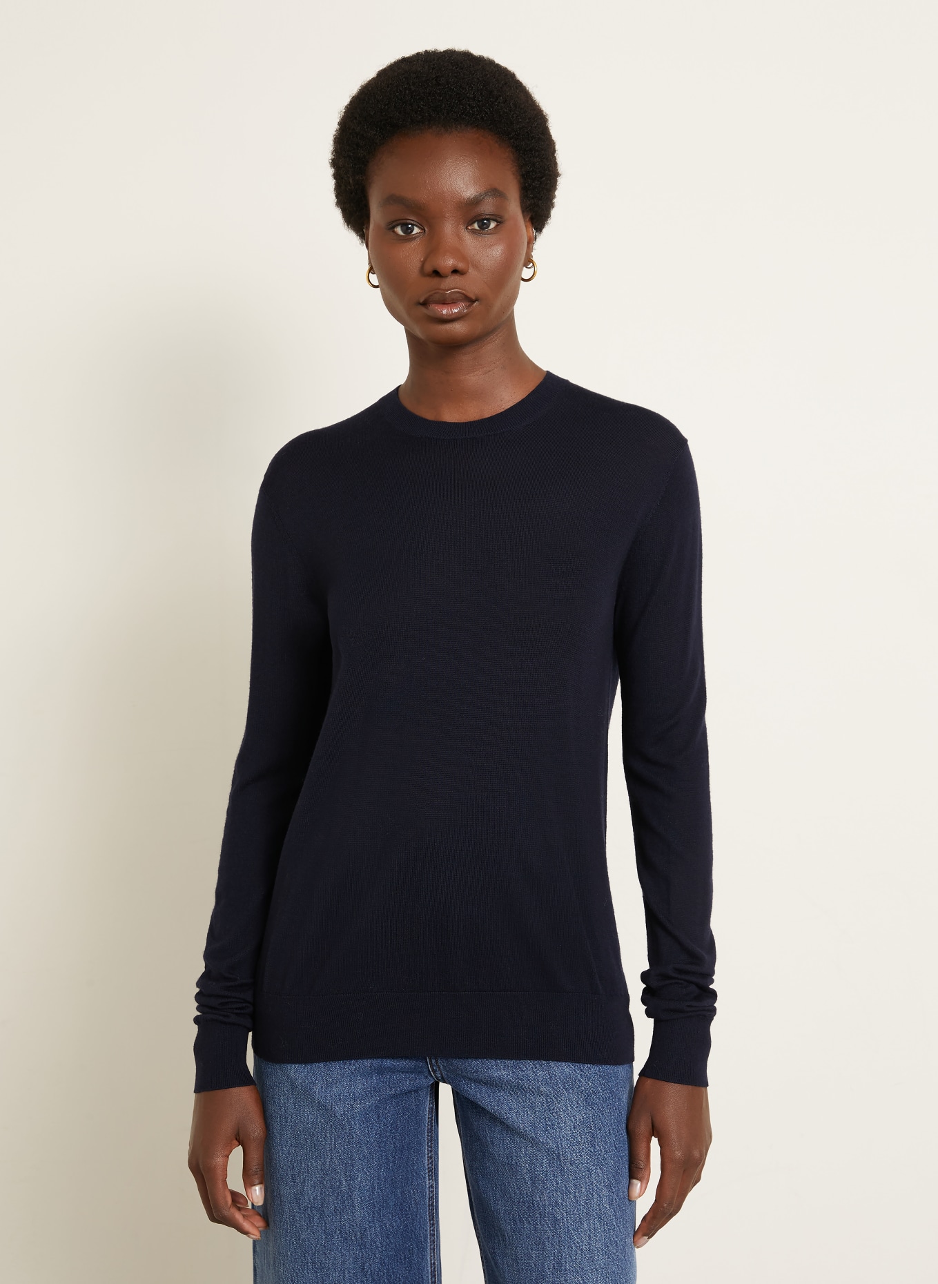 TOTEME Pullover: DUNKELBLAU