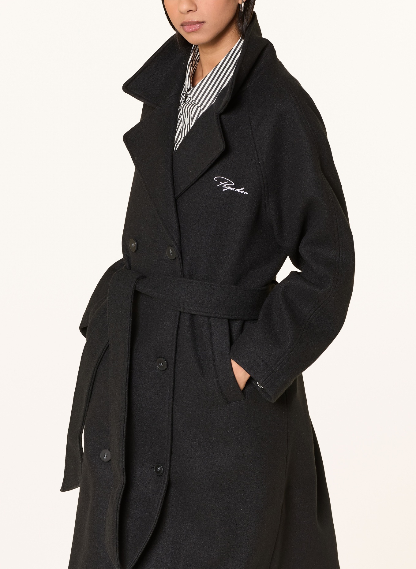 PEGADOR Mantel VALENCIA: SCHWARZ