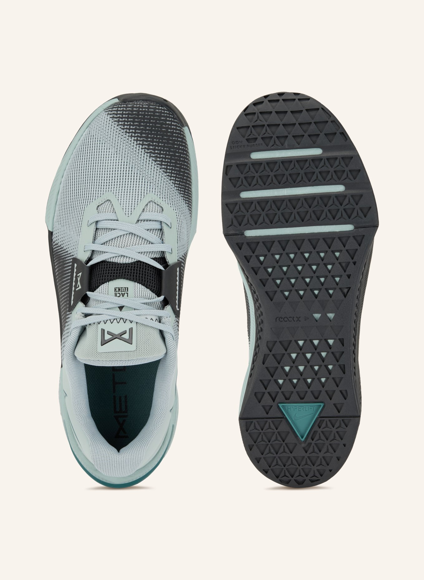 Nike Fitnessschuhe METCON 10: GRAU / SCHWARZ